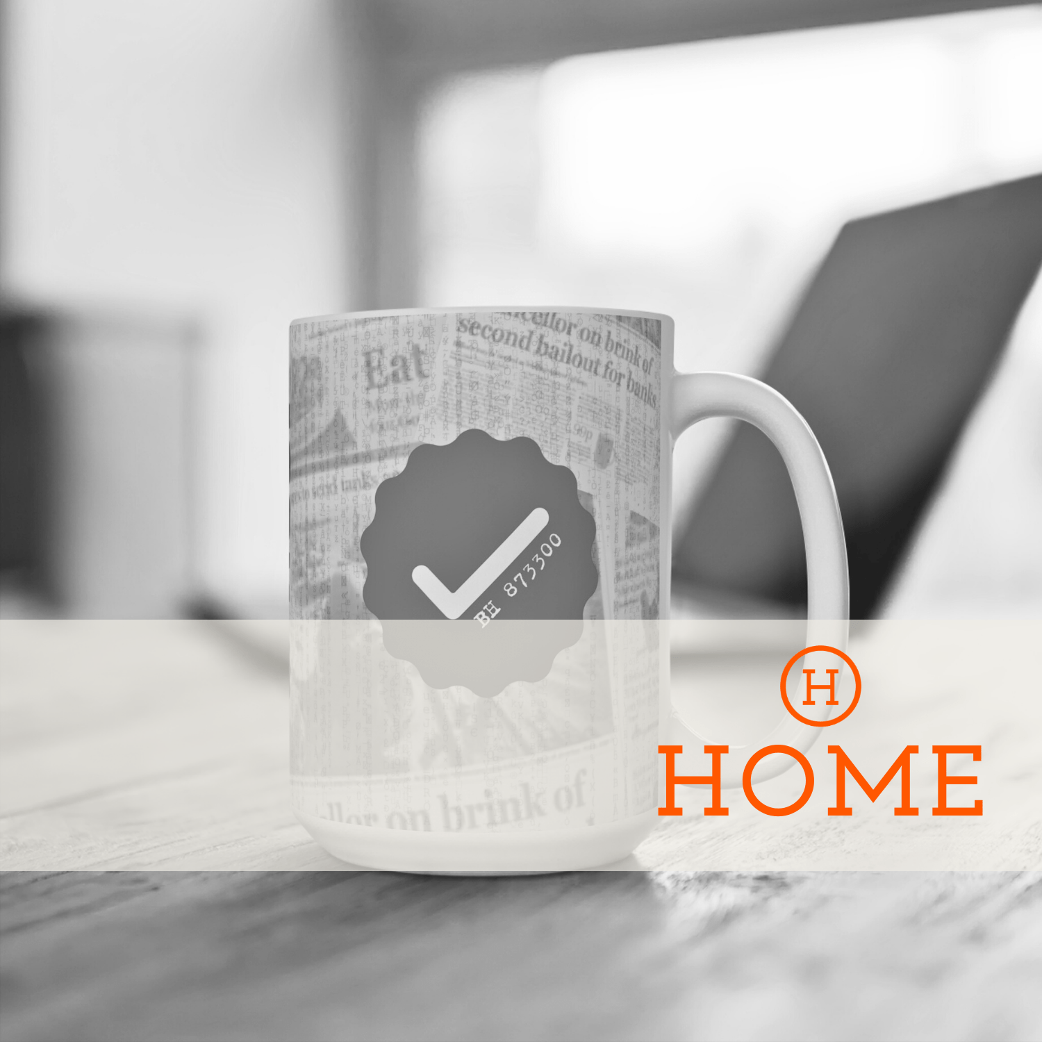 Orange Habit Home Bitcoin Home Office Decor