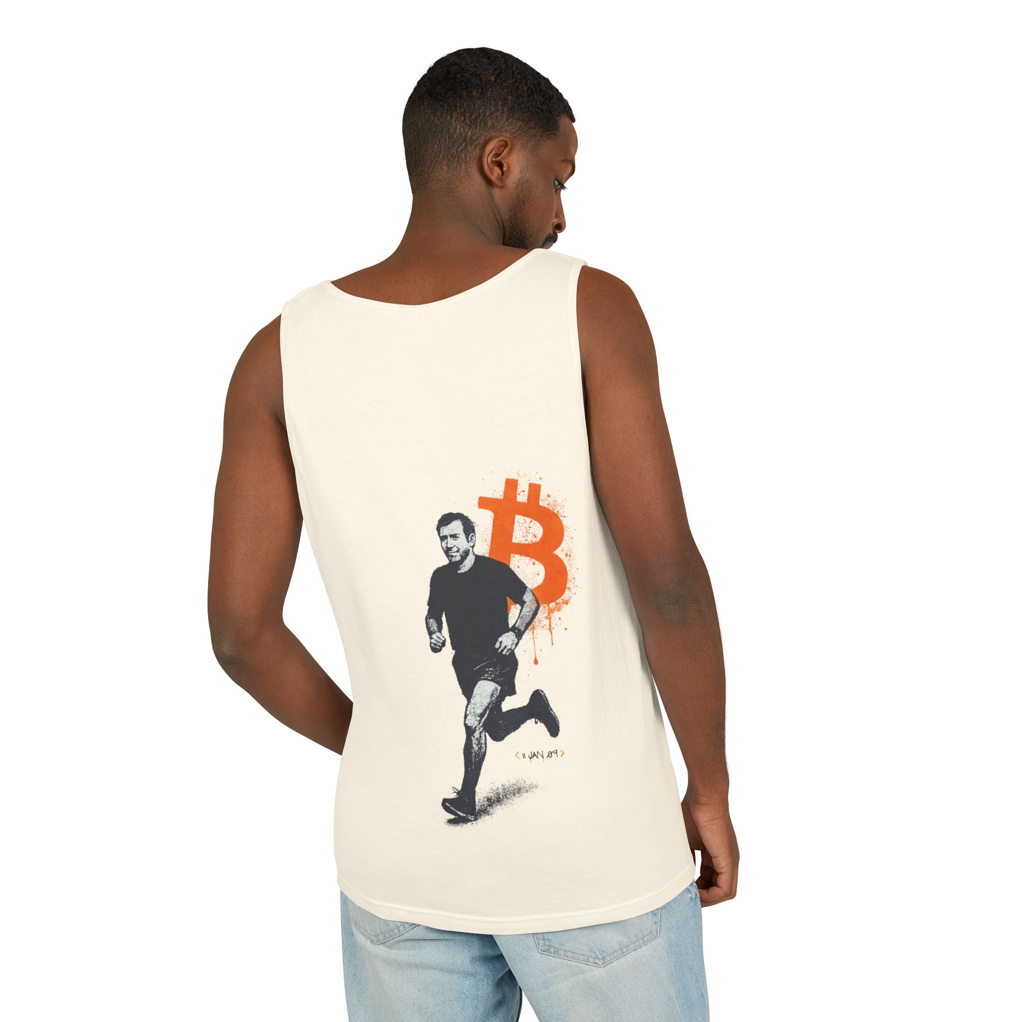 Running Bitcoin / Tank Top - The Orange Habit