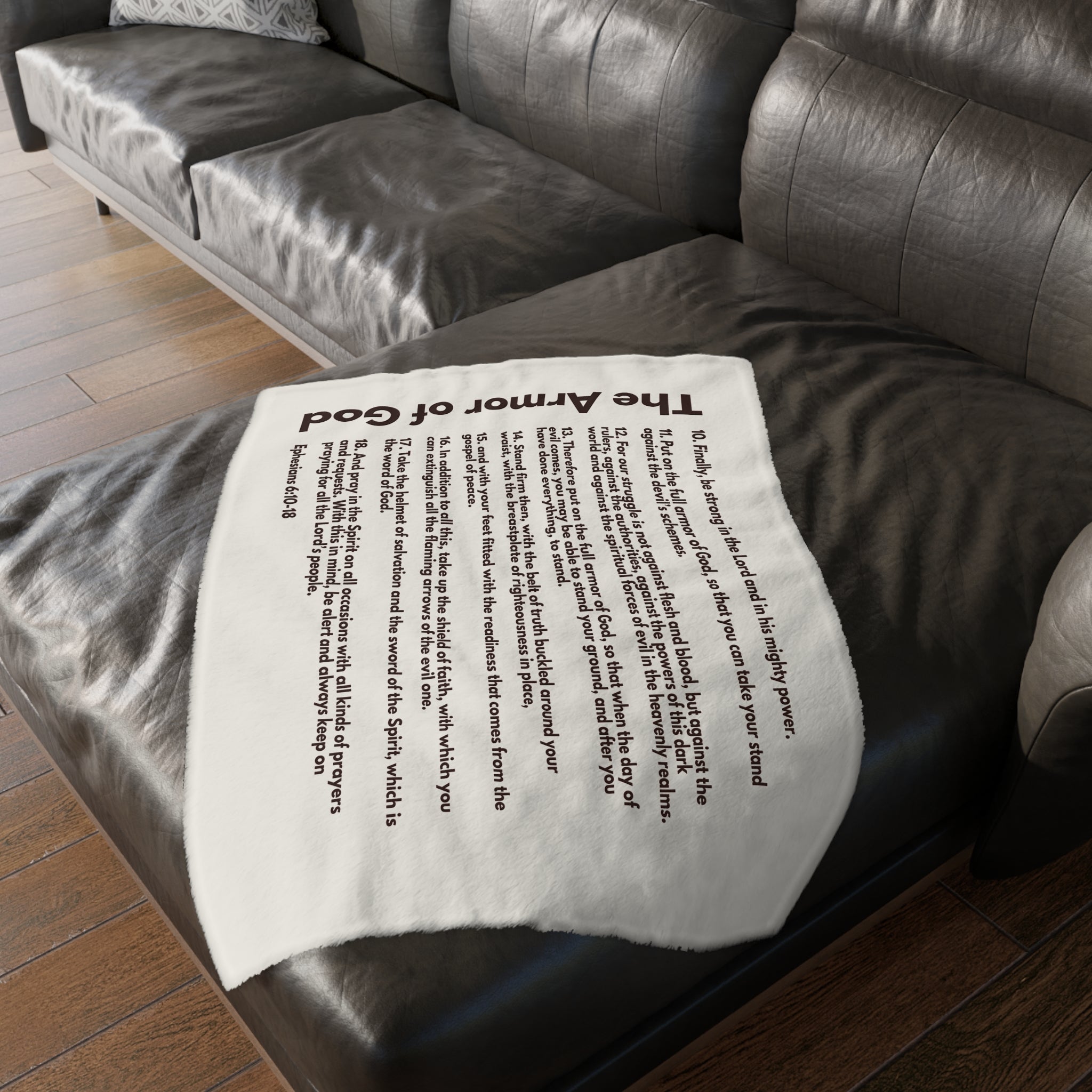 Armor of God Girls' Bible Verse Blanket
