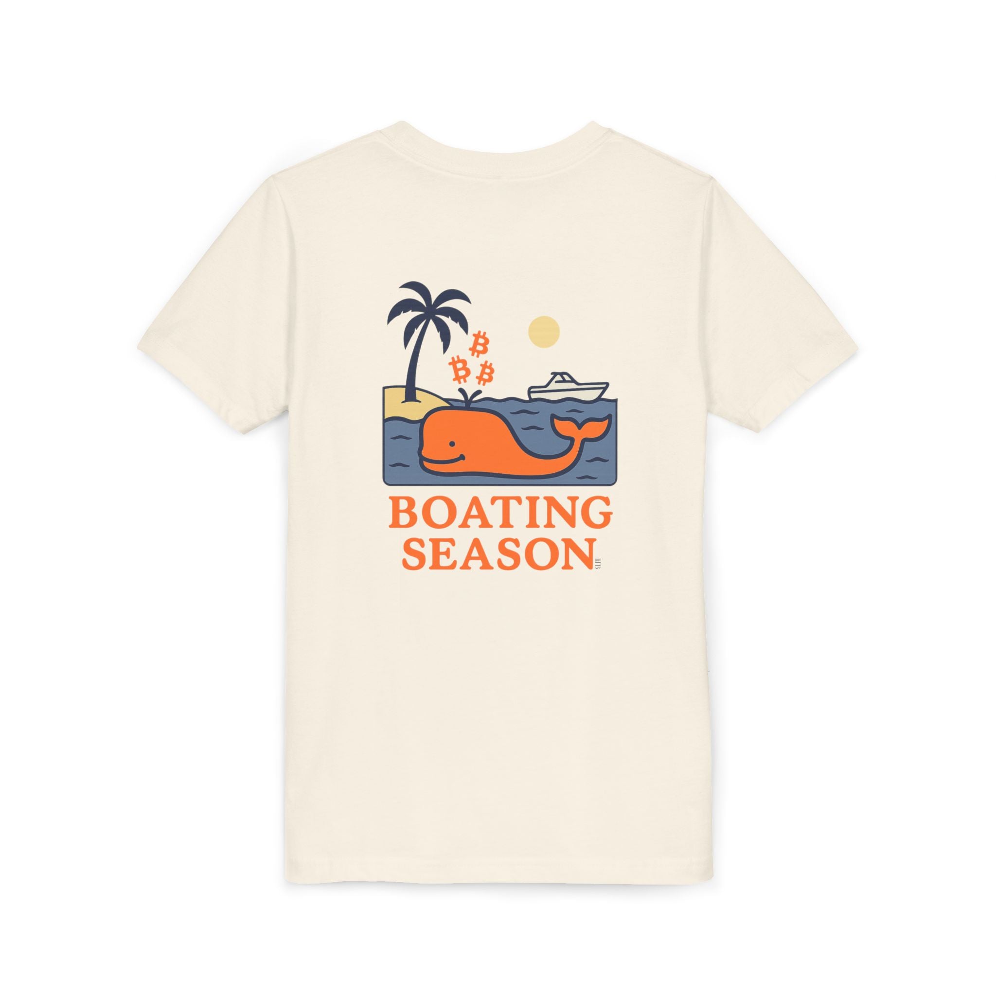 Bitcoin Whale / Orange Kids T-Shirt The Orange Habit | Bitcoin Clothing & Apparel.