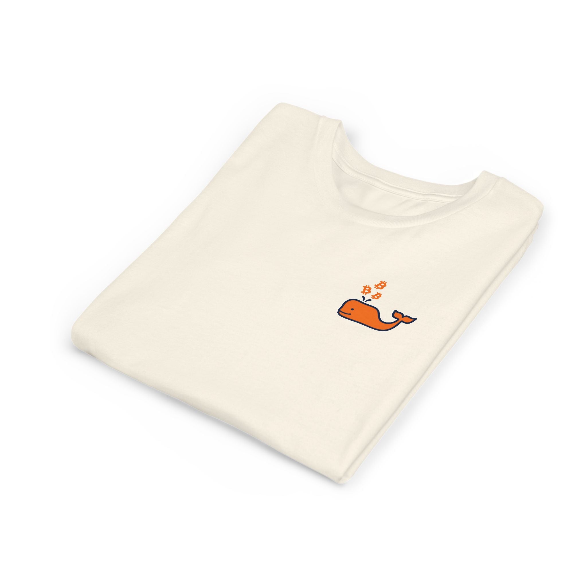 Bitcoin Whale / Orange Kids T-Shirt The Orange Habit | Bitcoin Clothing & Apparel.
