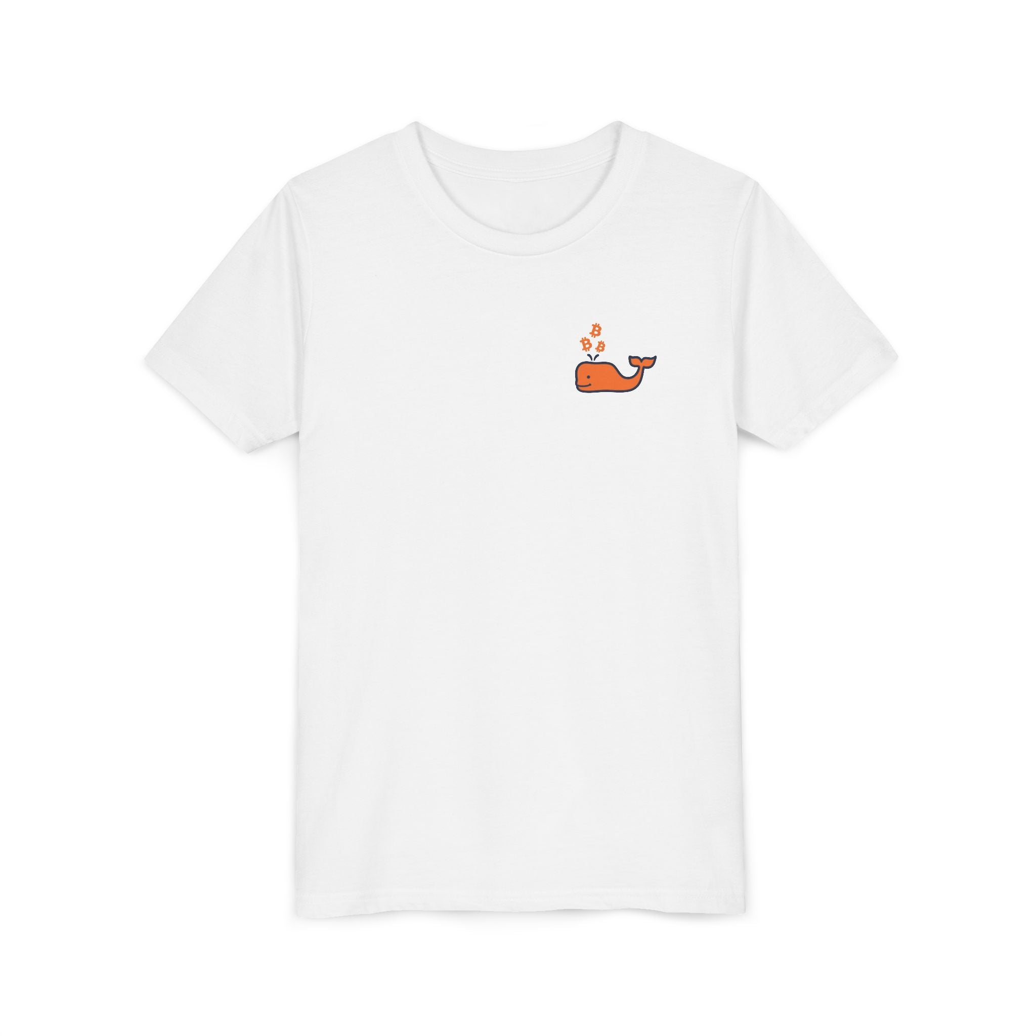 Bitcoin Whale / Orange Kids T-Shirt The Orange Habit | Bitcoin Clothing & Apparel.