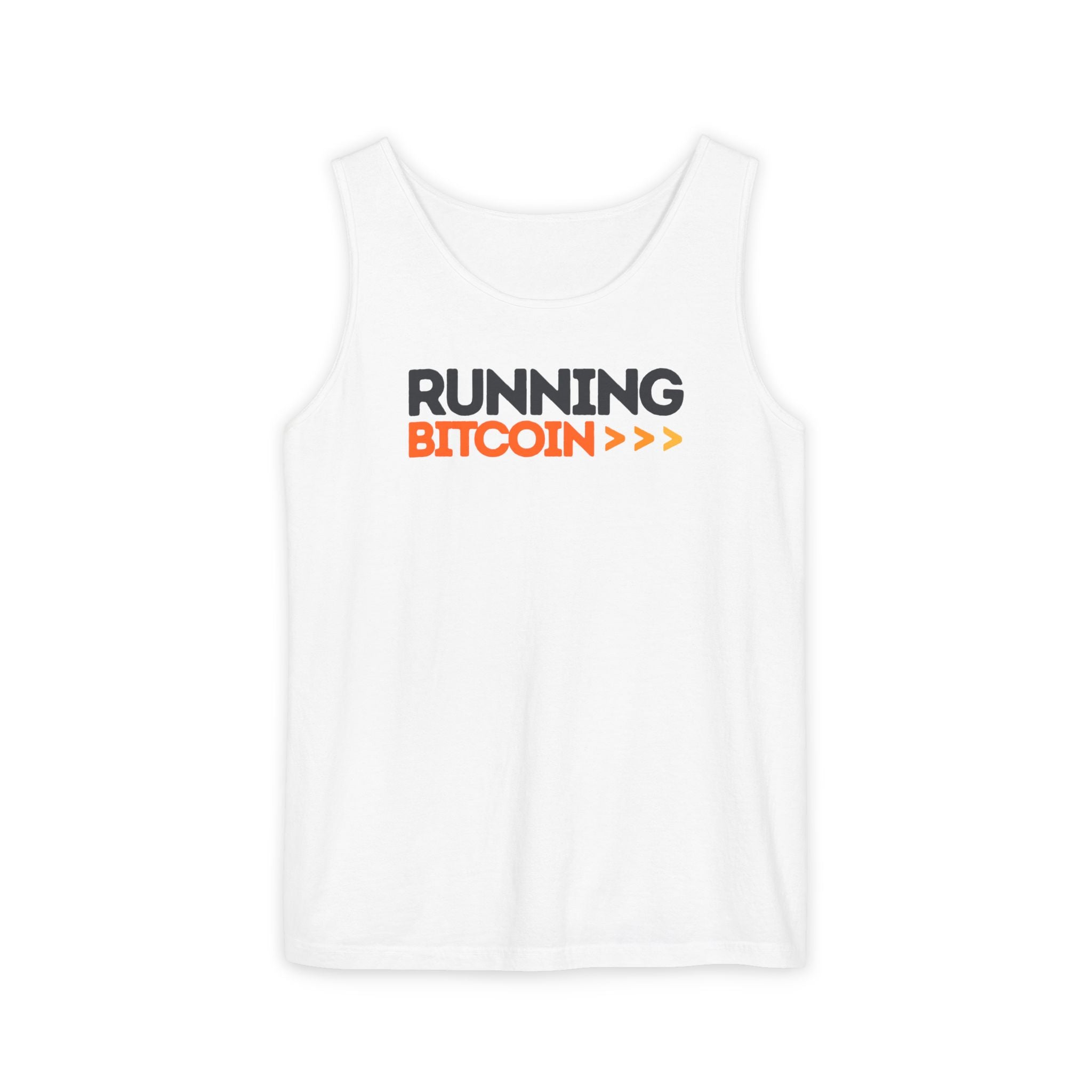 Running Bitcoin / Tank Top - The Orange Habit