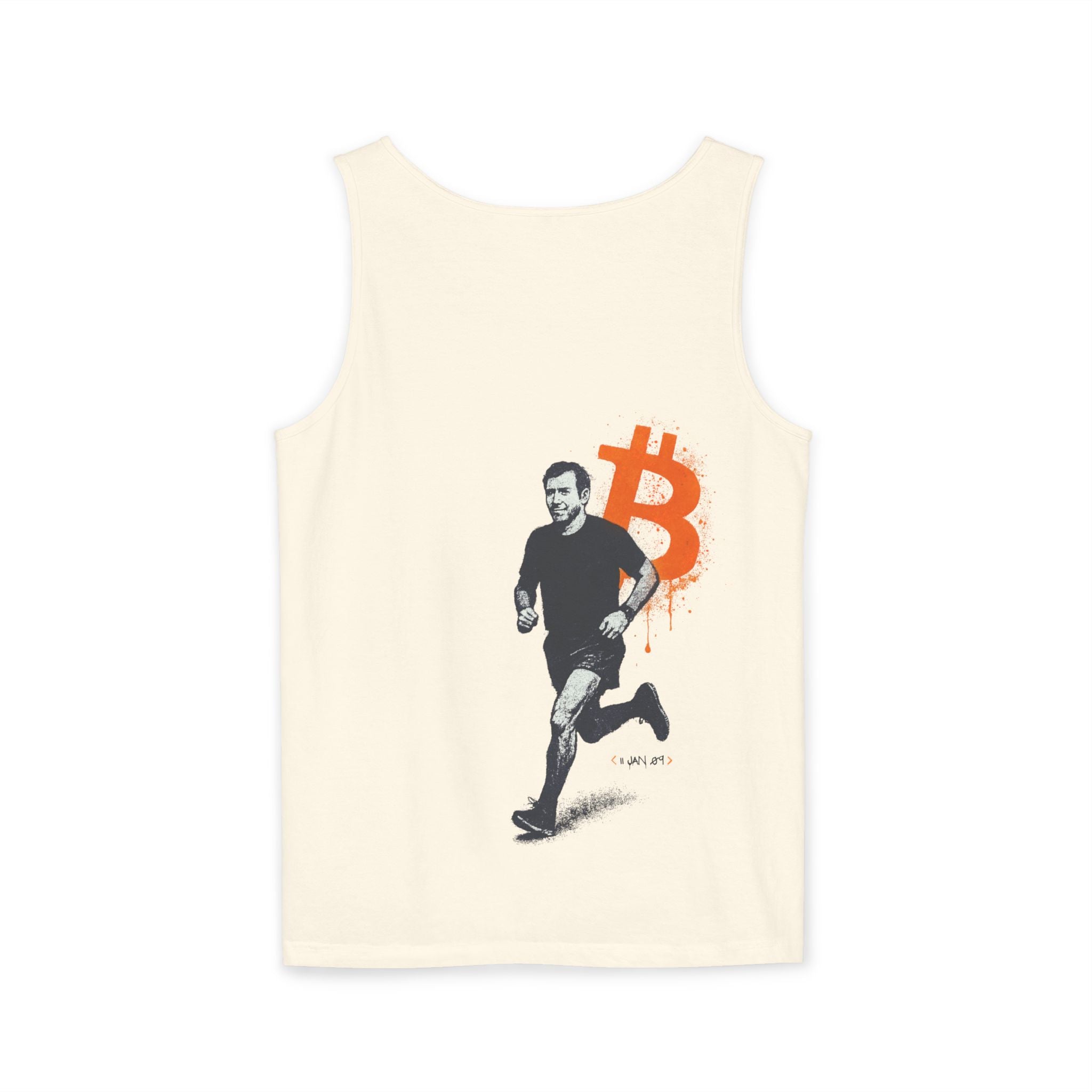 Running Bitcoin / Tank Top - The Orange Habit