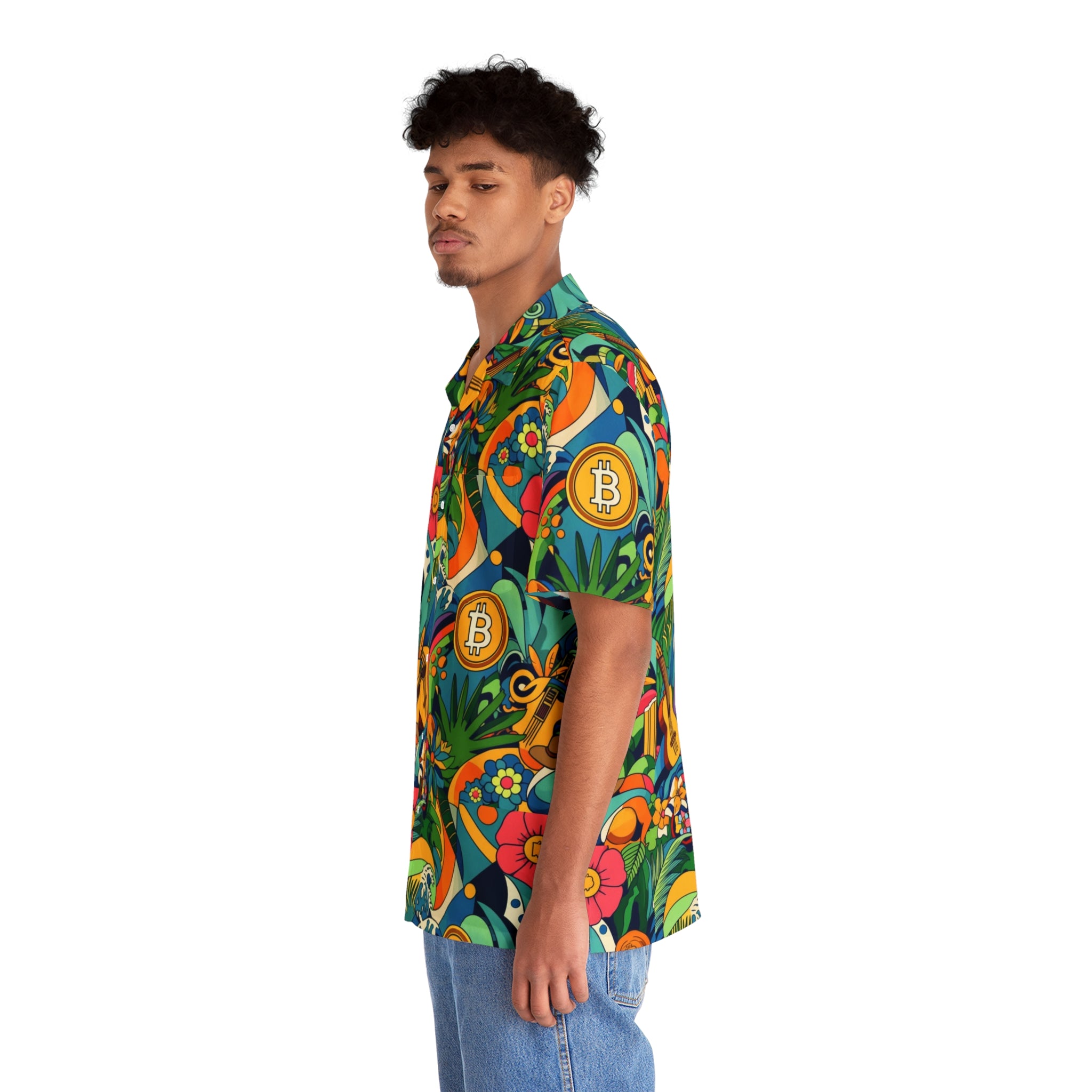 Camisa hawaiana para hombre ALOHA SATOSHI