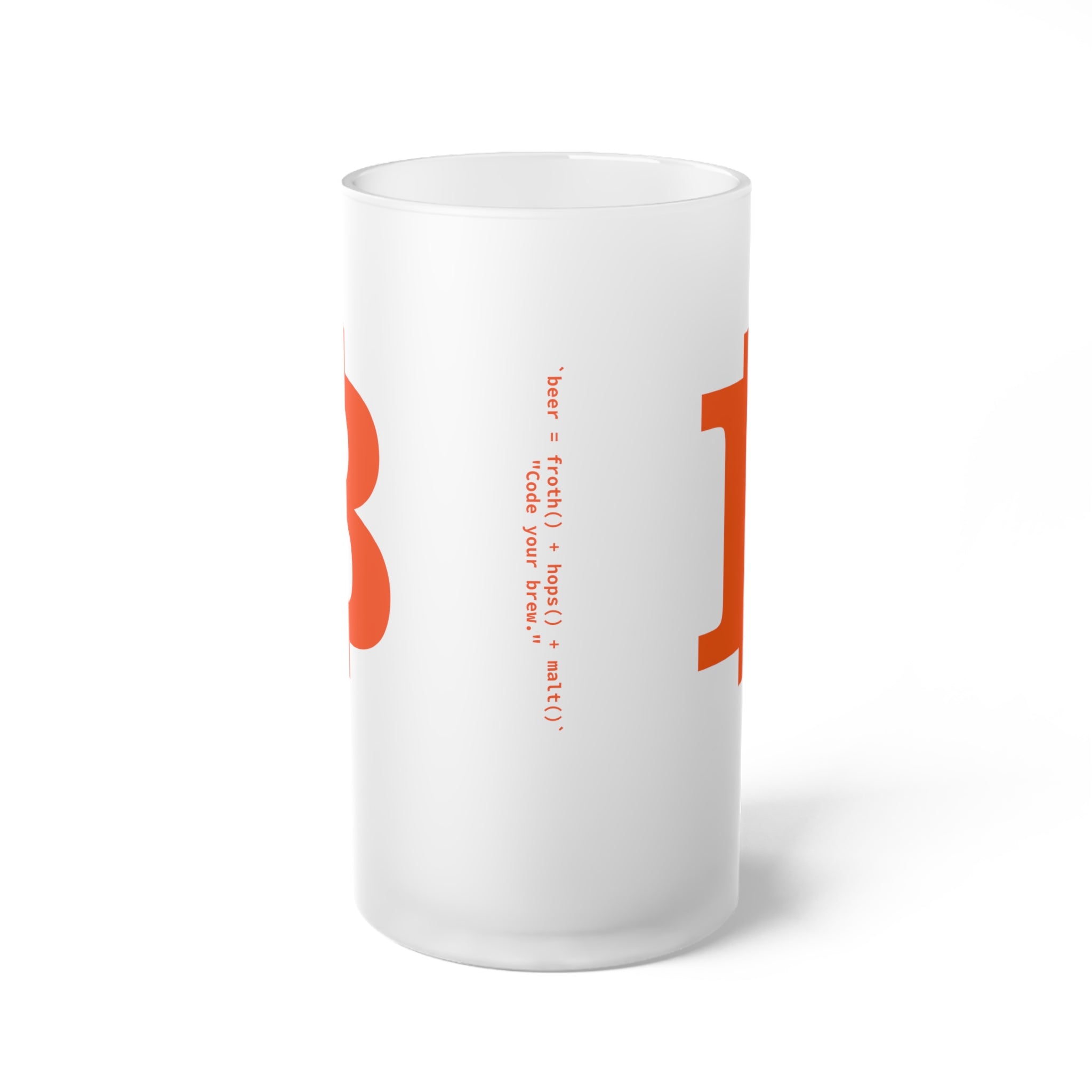 Bitcoin beer mug by orange habit home muddle view
