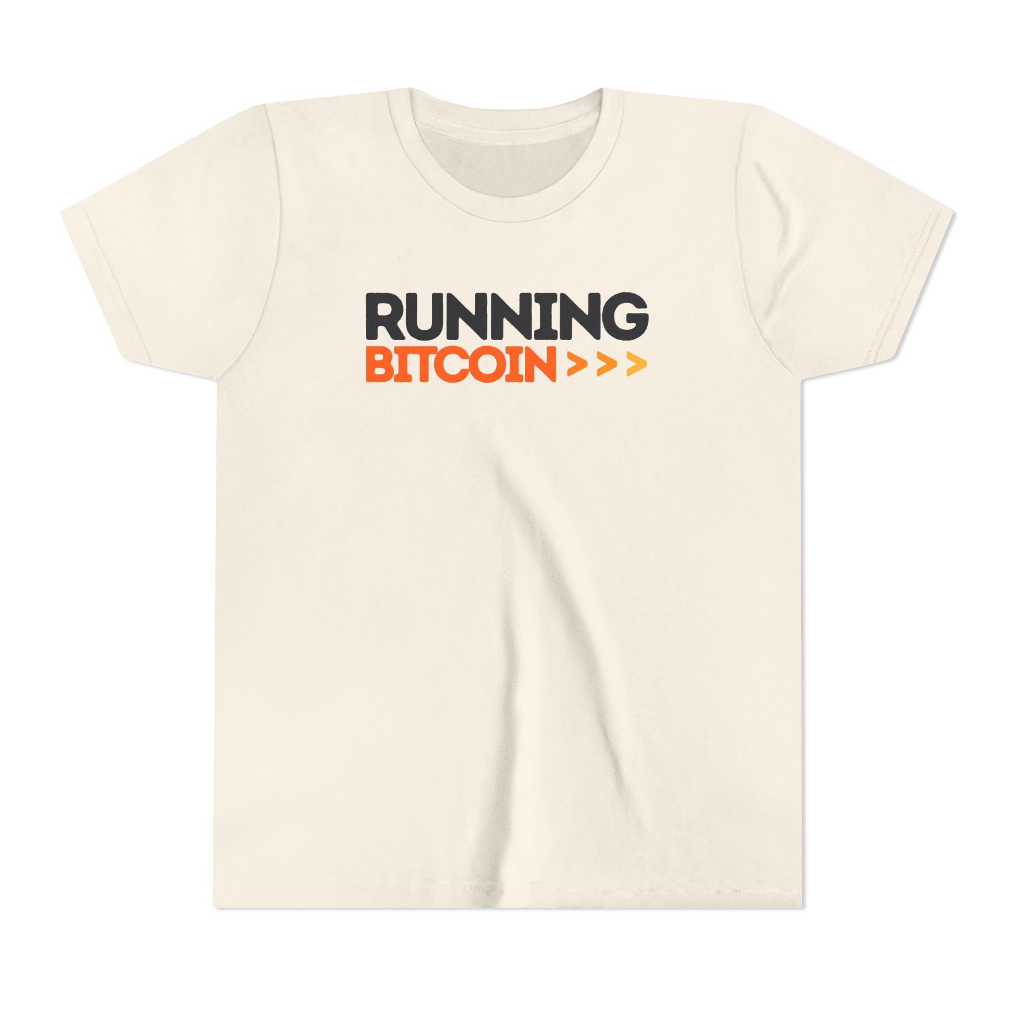 Running Bitcoin / Kid’s T-Shirt - The Orange Habit Bitcoin Clothing