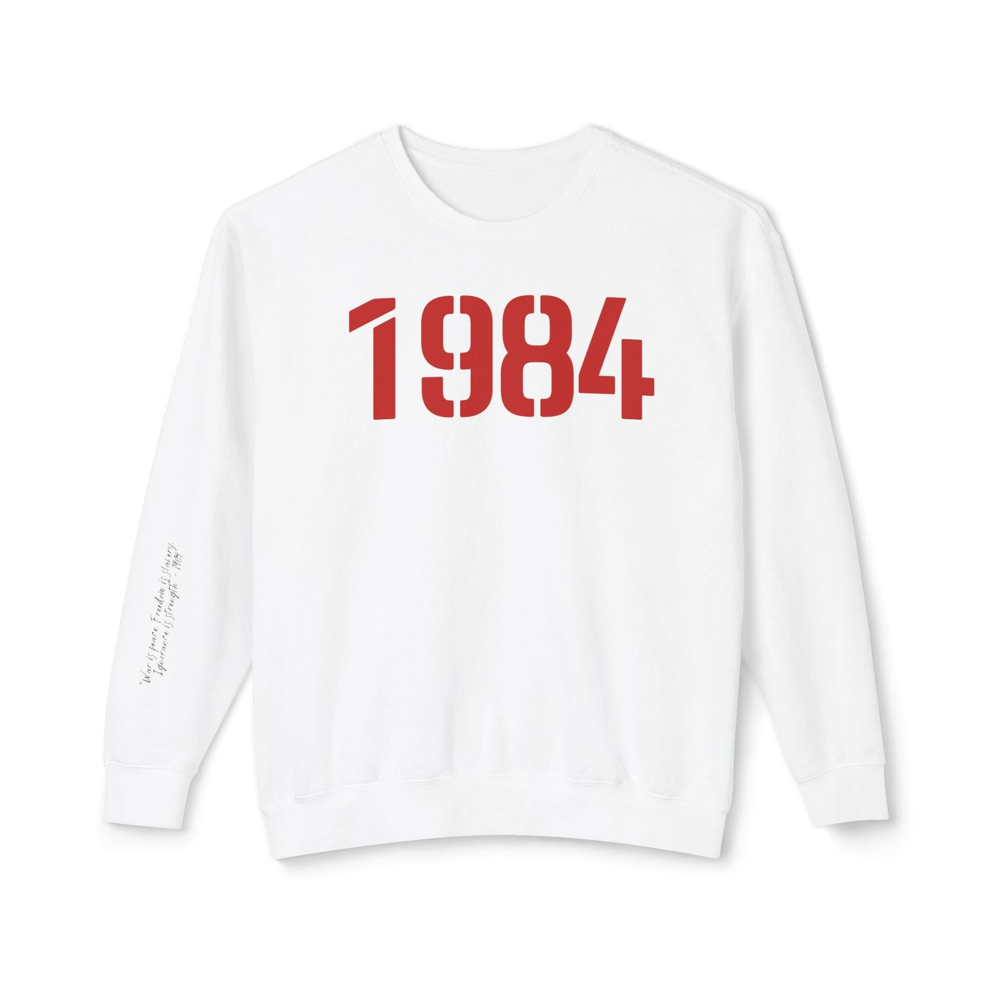 1984 / Lightweight Bitcoin Sweatshirt - SVRN_T - The Orange Habit