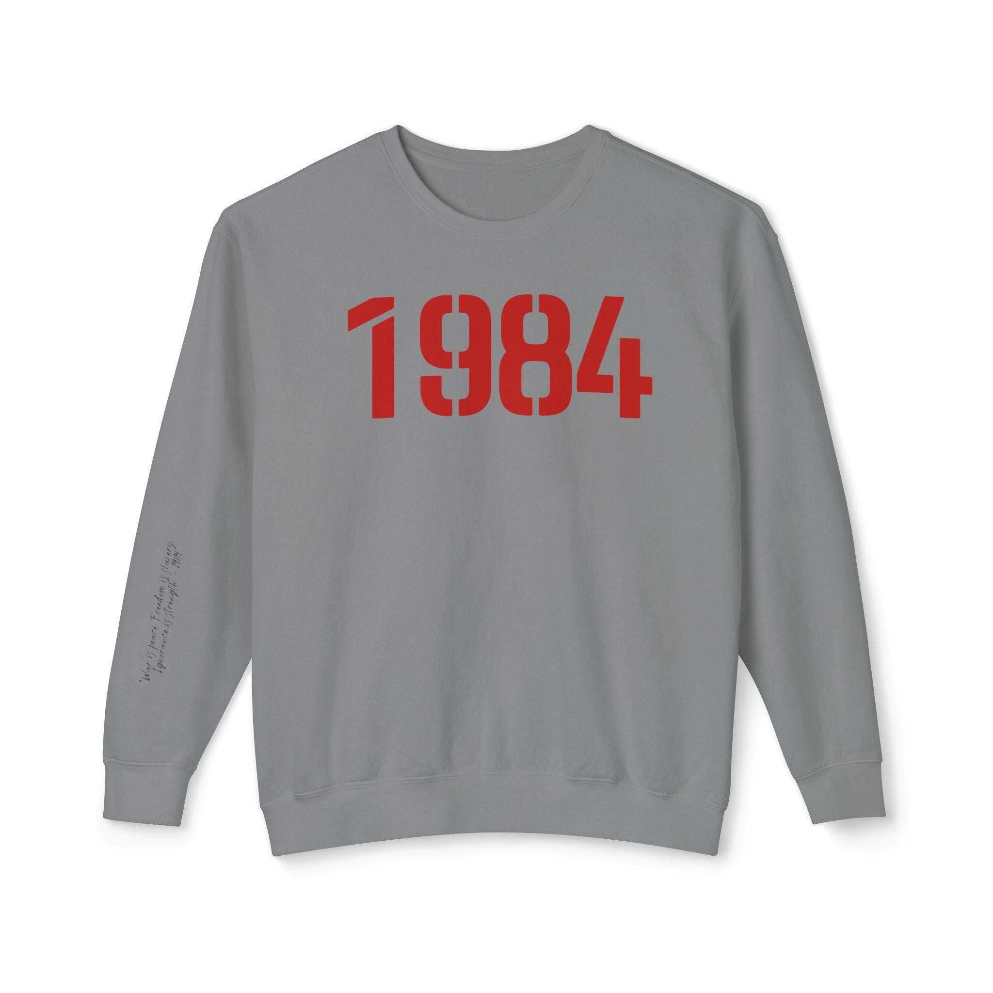 1984 / Lightweight Bitcoin Sweatshirt - SVRN_T - The Orange Habit
