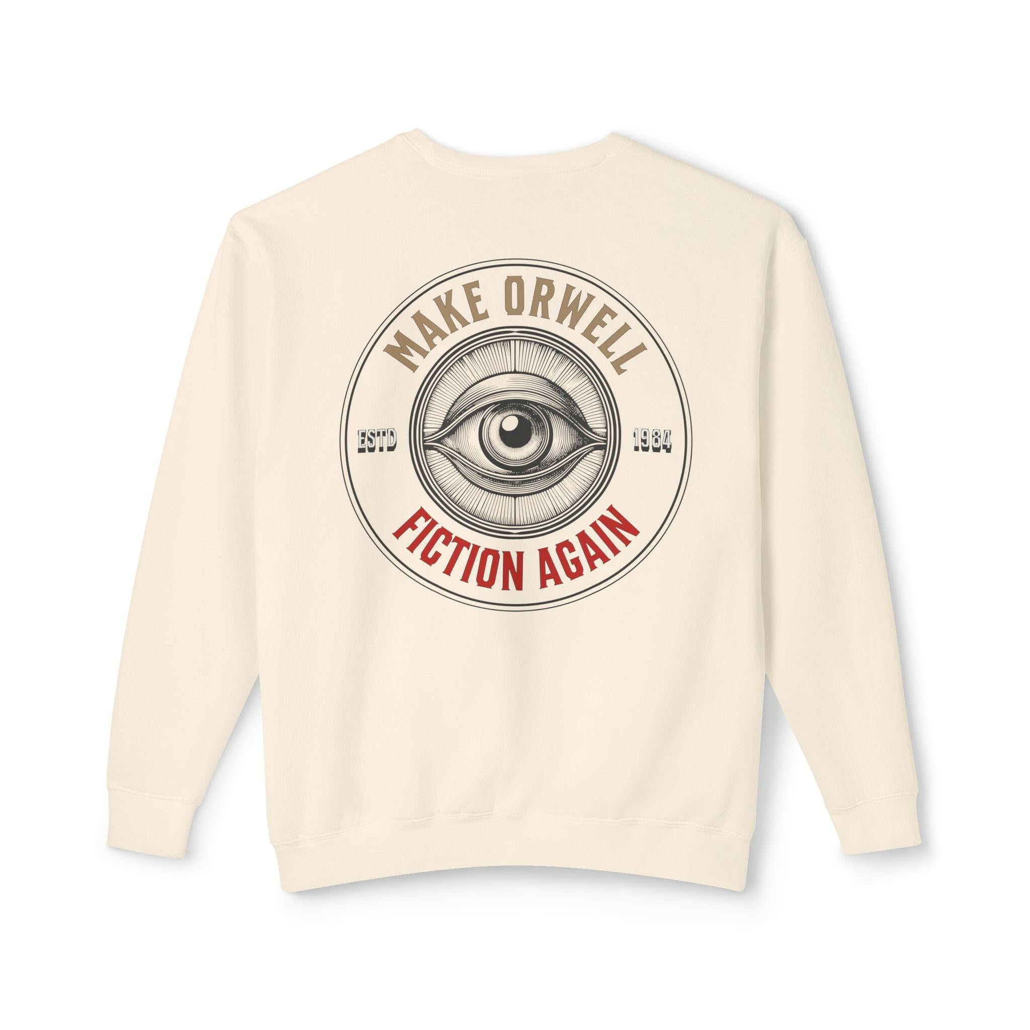 1984 / Lightweight Bitcoin Sweatshirt - SVRN_T - The Orange Habit