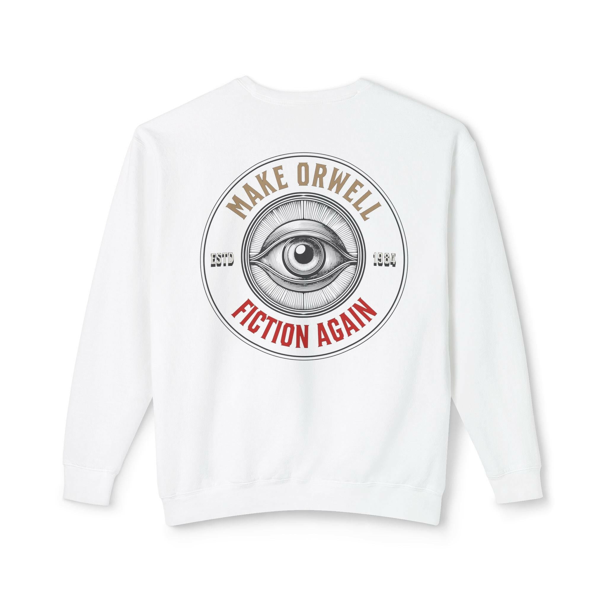 1984 / Lightweight Bitcoin Sweatshirt - SVRN_T - The Orange Habit