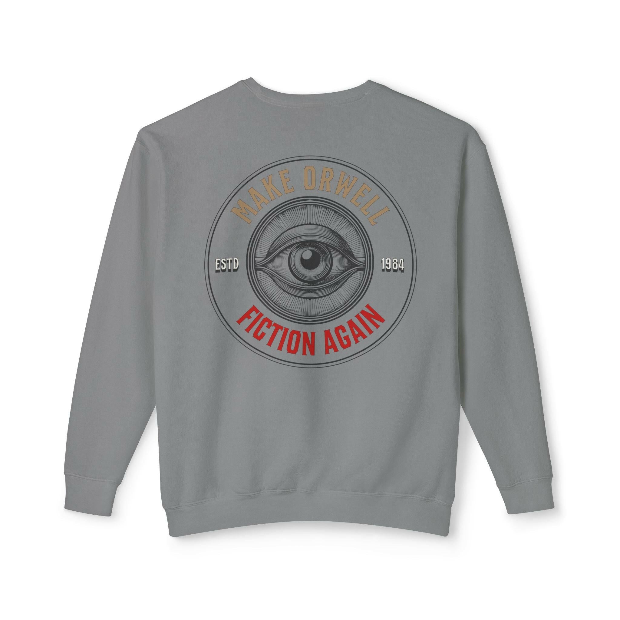 1984 / Lightweight Bitcoin Sweatshirt - SVRN_T - The Orange Habit