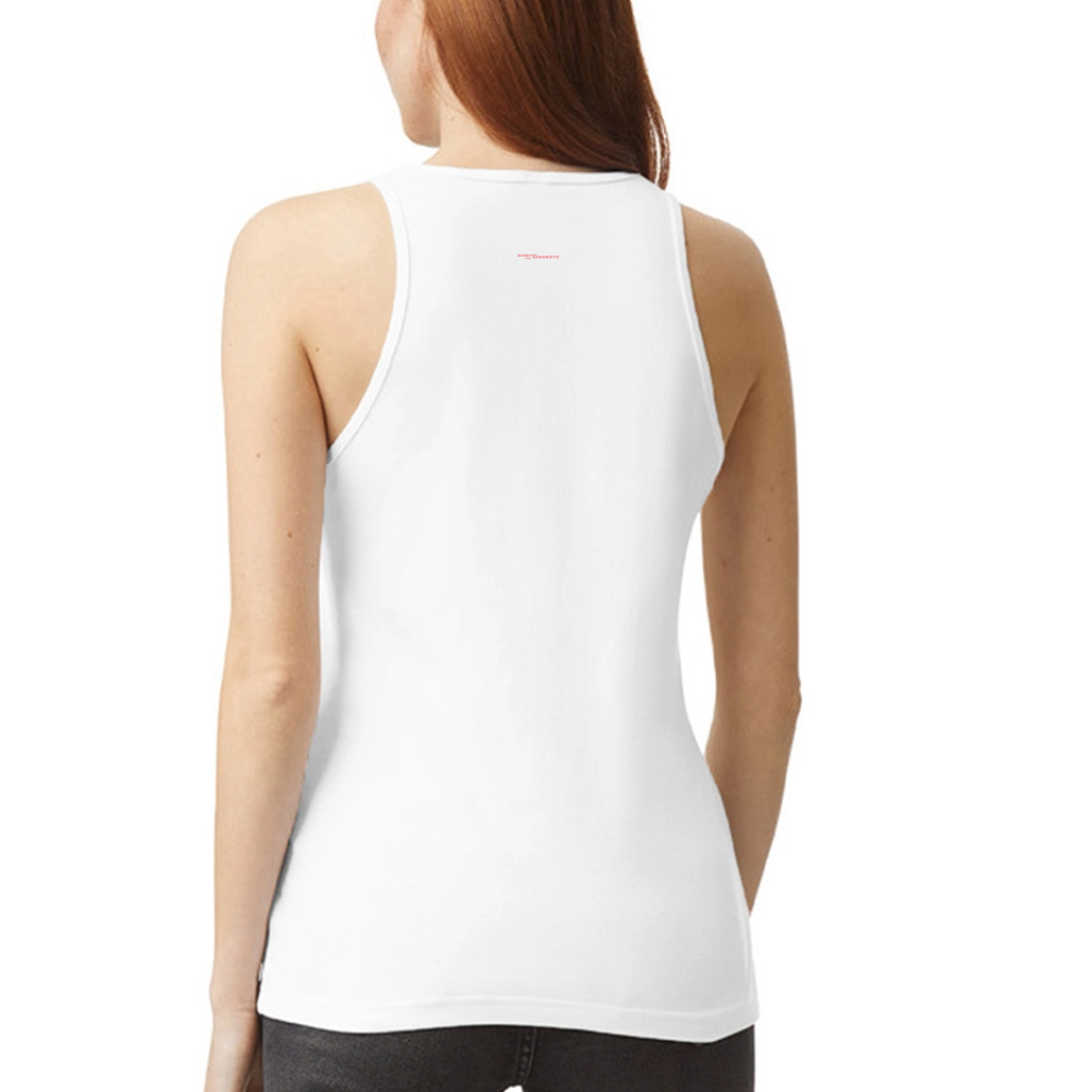 Satoshi Red / Womens Tank Top The Orange Habit | Bitcoin Clothing & Apparel.