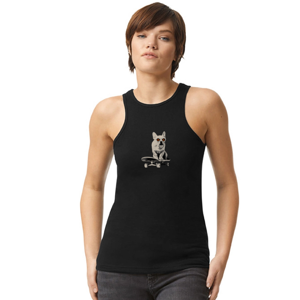 HODL Dog / Womens Tank Top The Orange Habit | Bitcoin Clothing & Apparel.