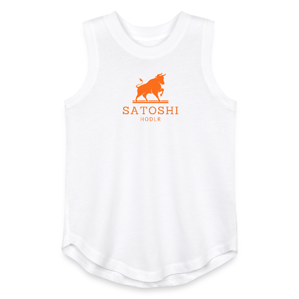 Satoshi HODLR / Girls Relaxed Tank Top - white