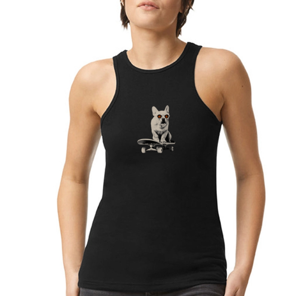 HODL Dog / Womens Tank Top The Orange Habit | Bitcoin Clothing & Apparel.