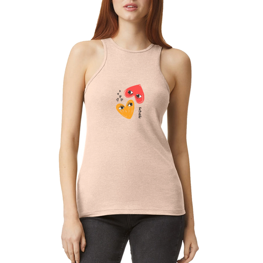 I Heart Satoshi / Women's Tank Top - natural
