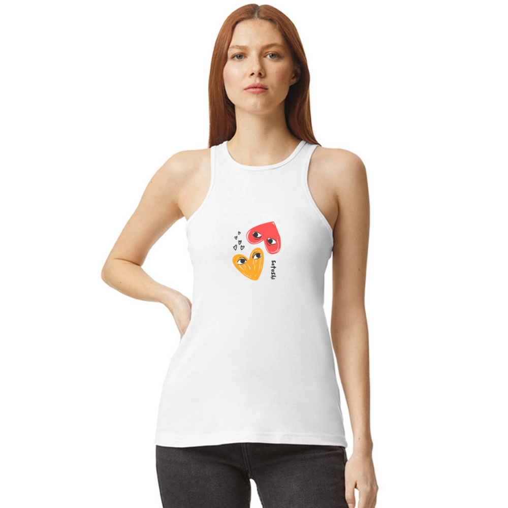 I Heart Satoshi / Women's Tank Top - white