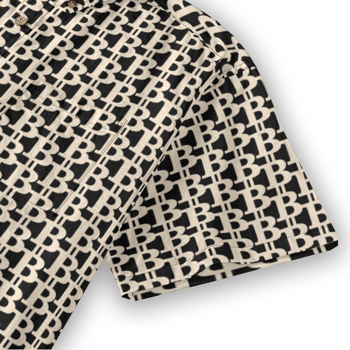 The B / Mens Cotton Slub Shirt The Orange Habit | Bitcoin Clothing & Apparel.
