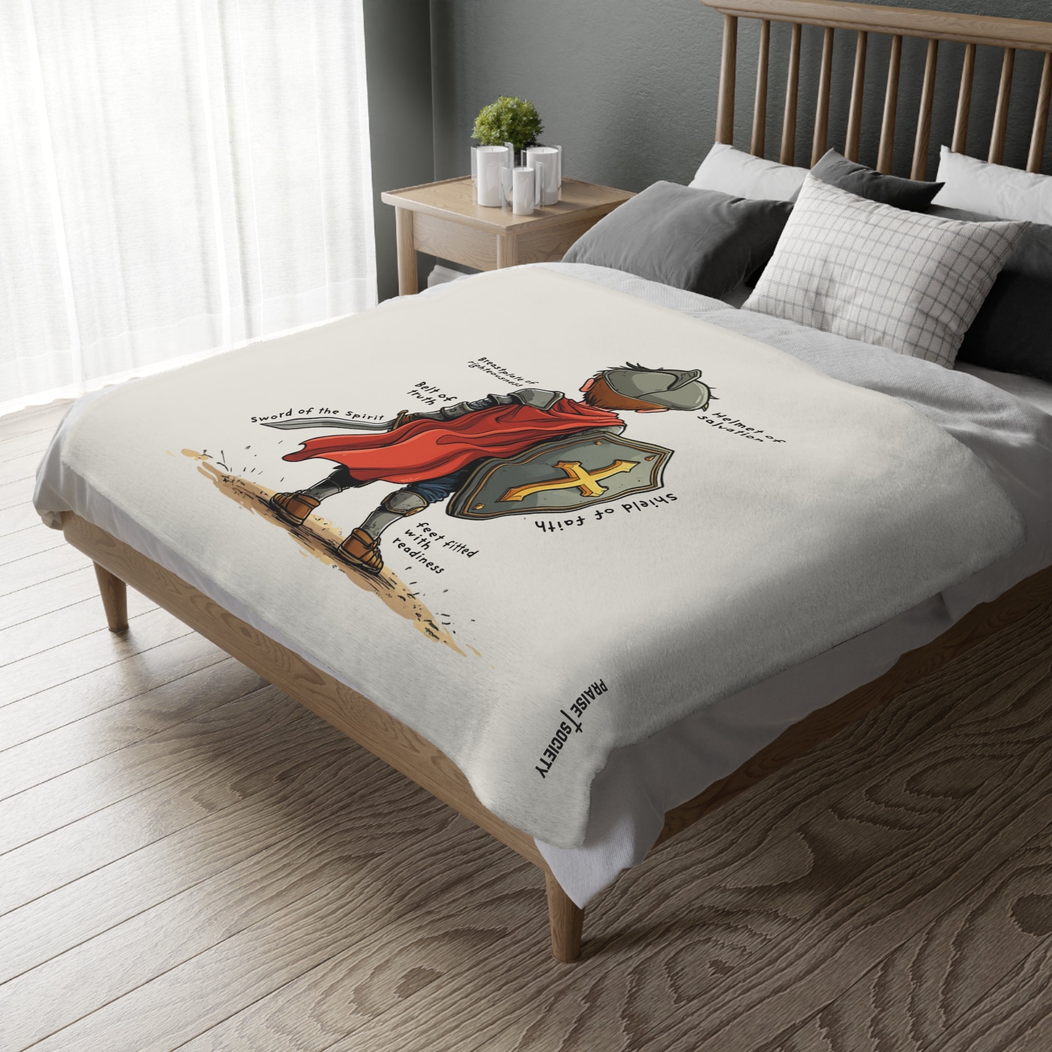 Armor of God Boys' Bible Verse Blanket