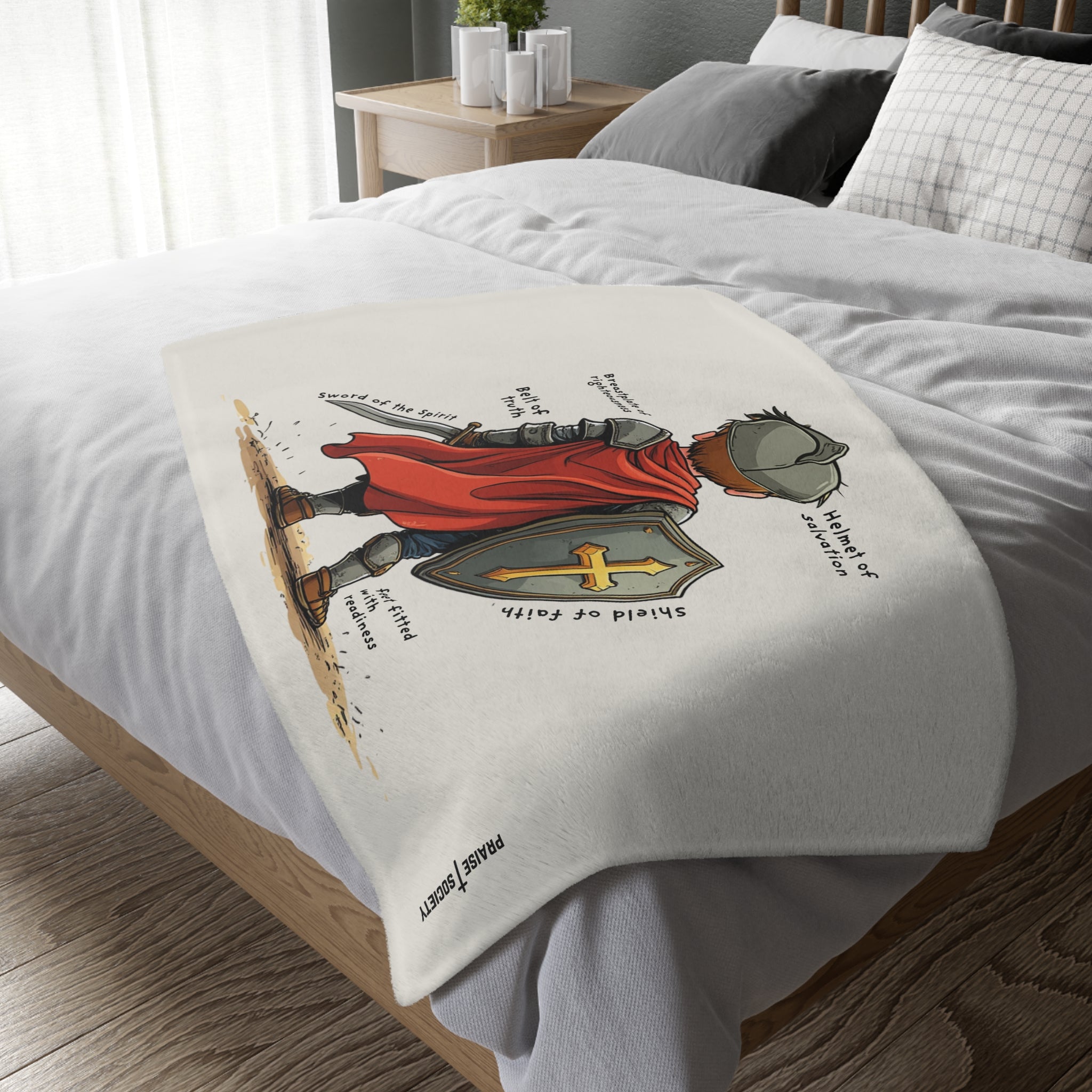 Armor of God Boys' Bible Verse Blanket