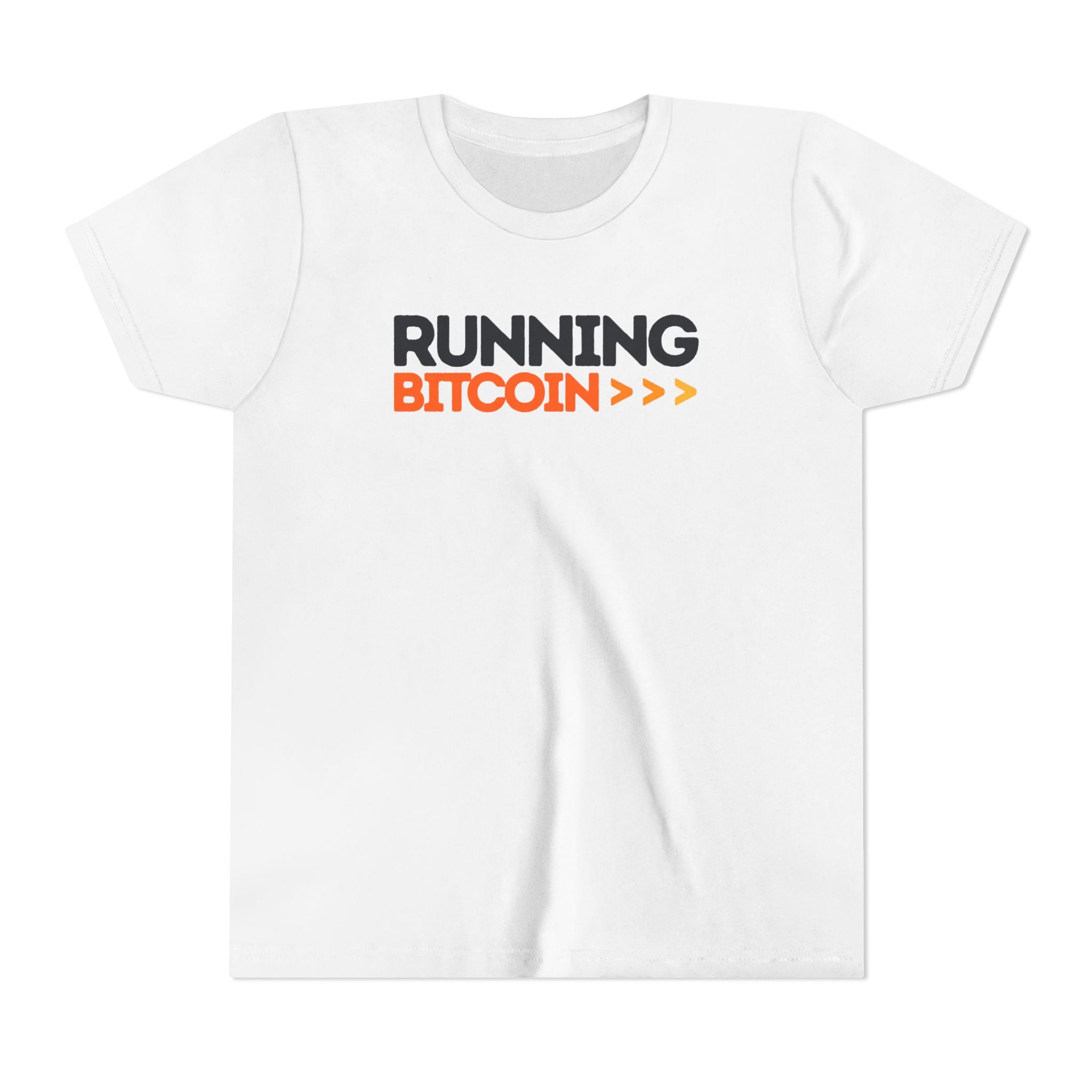 Running Bitcoin / Kid’s T-Shirt - The Orange Habit Bitcoin Clothing