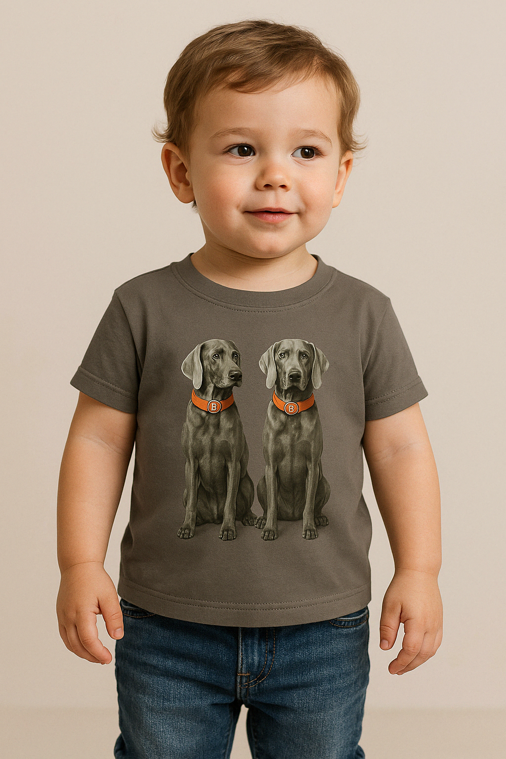HODL Dog / Weimaraner Baby T-Shirt - The Orange Habit