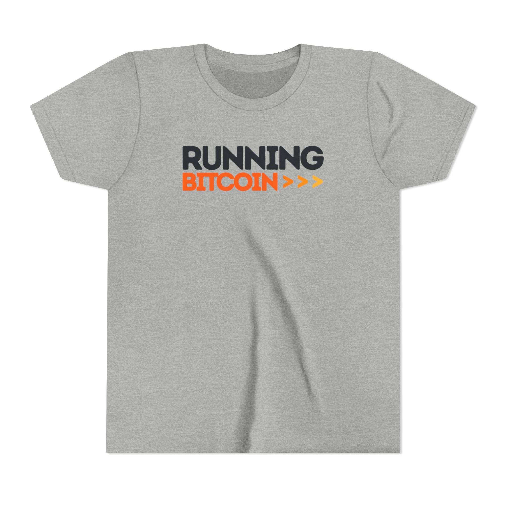 Running Bitcoin / Kid’s T-Shirt - The Orange Habit Bitcoin Clothing