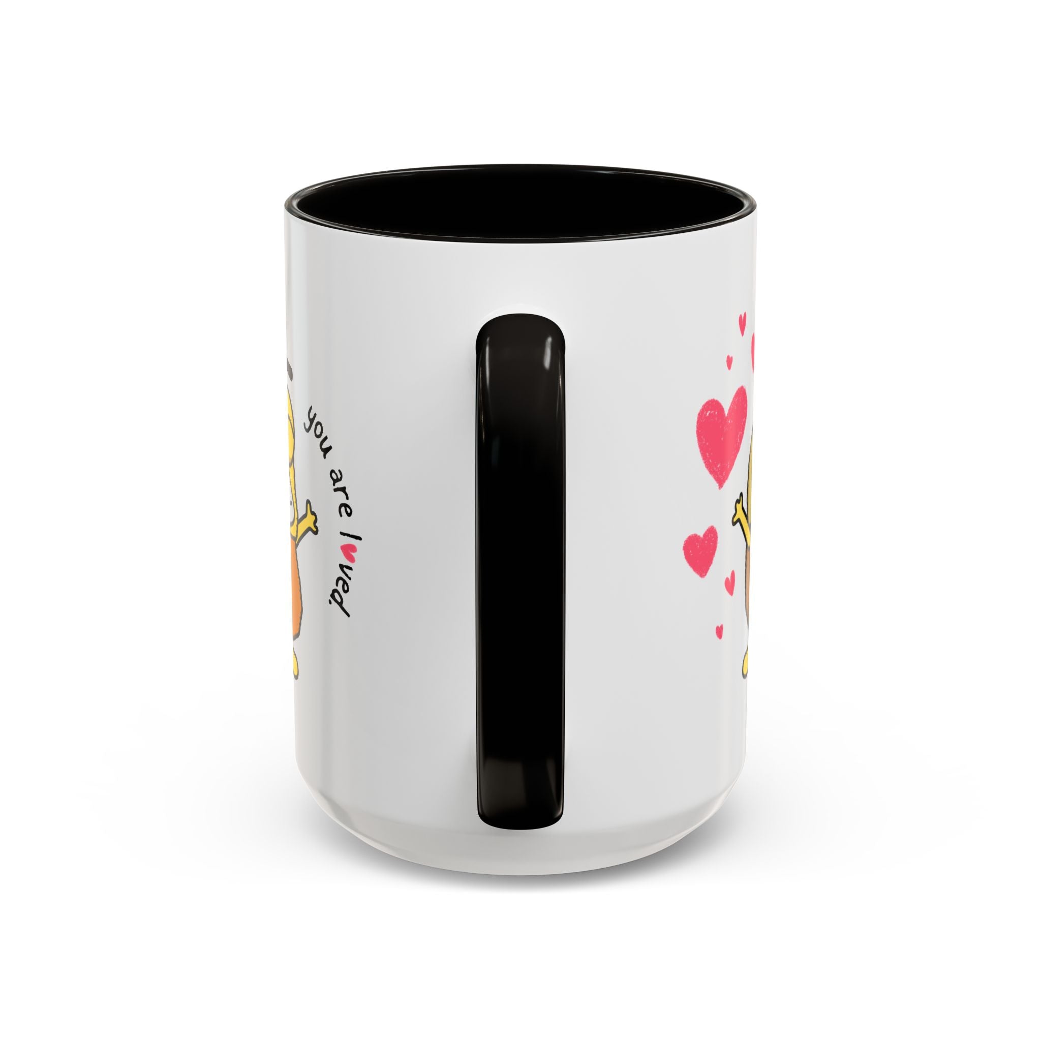 Yellow The Puppet “You Are Loved” / Bitcoin Coffee Mug