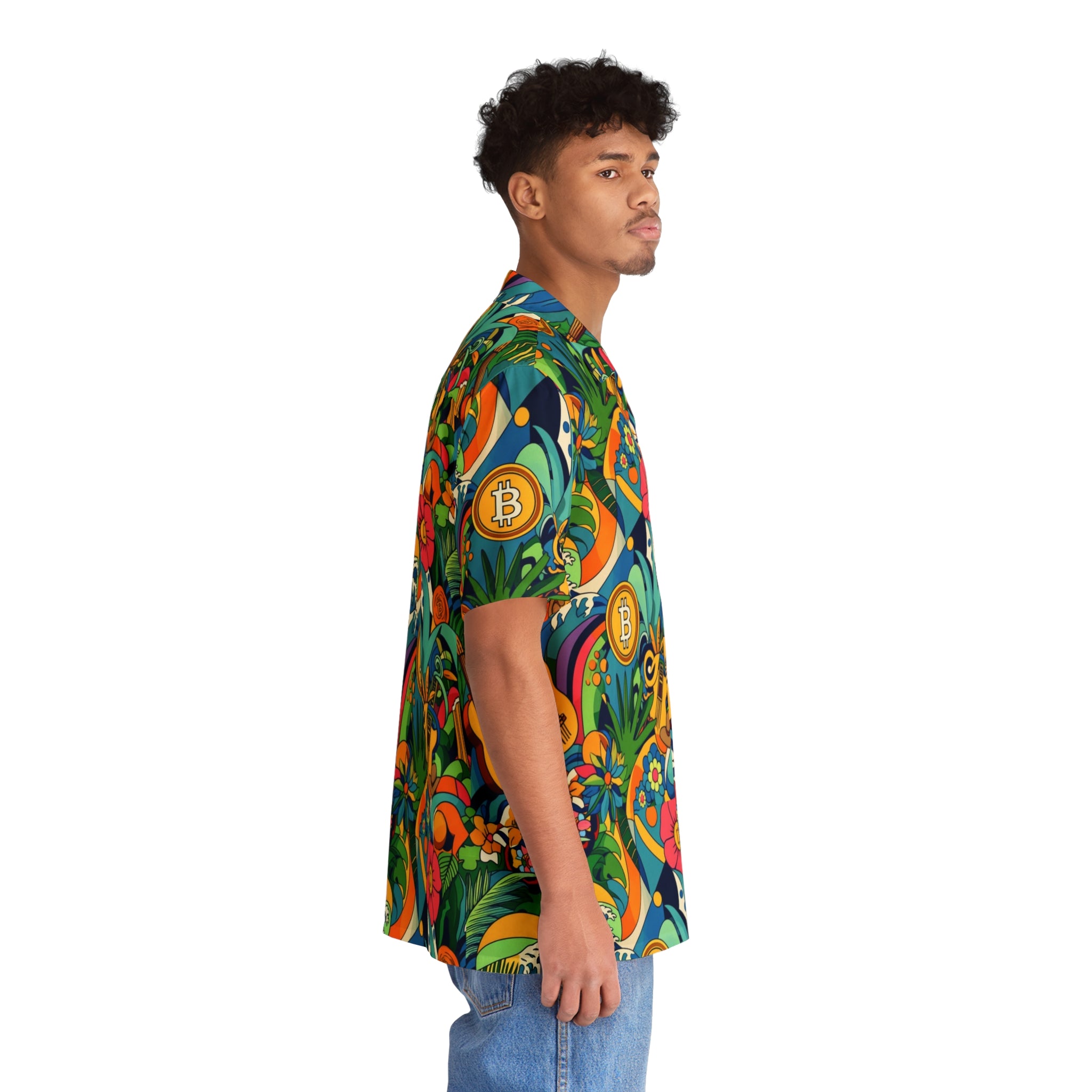Camisa hawaiana para hombre ALOHA SATOSHI