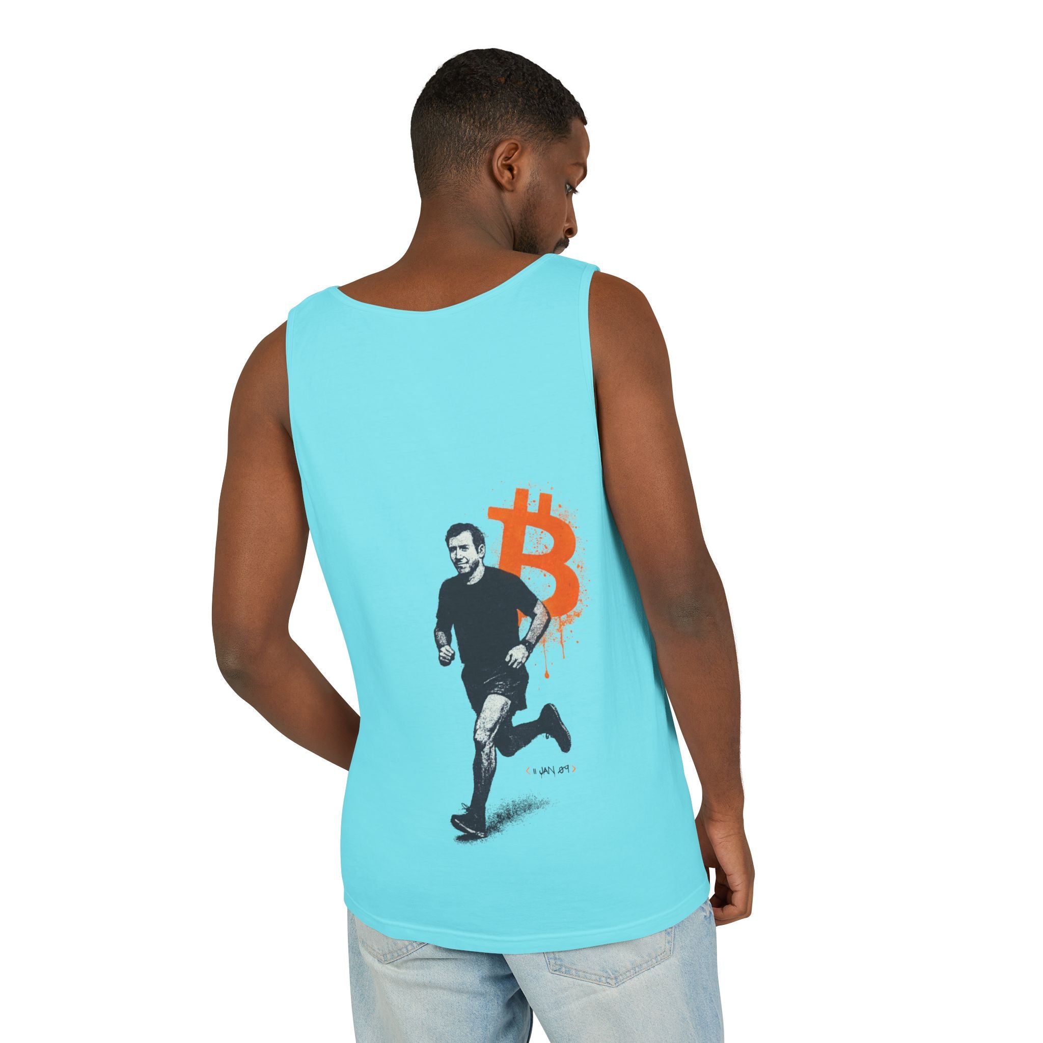 Running Bitcoin / Tank Top - The Orange Habit