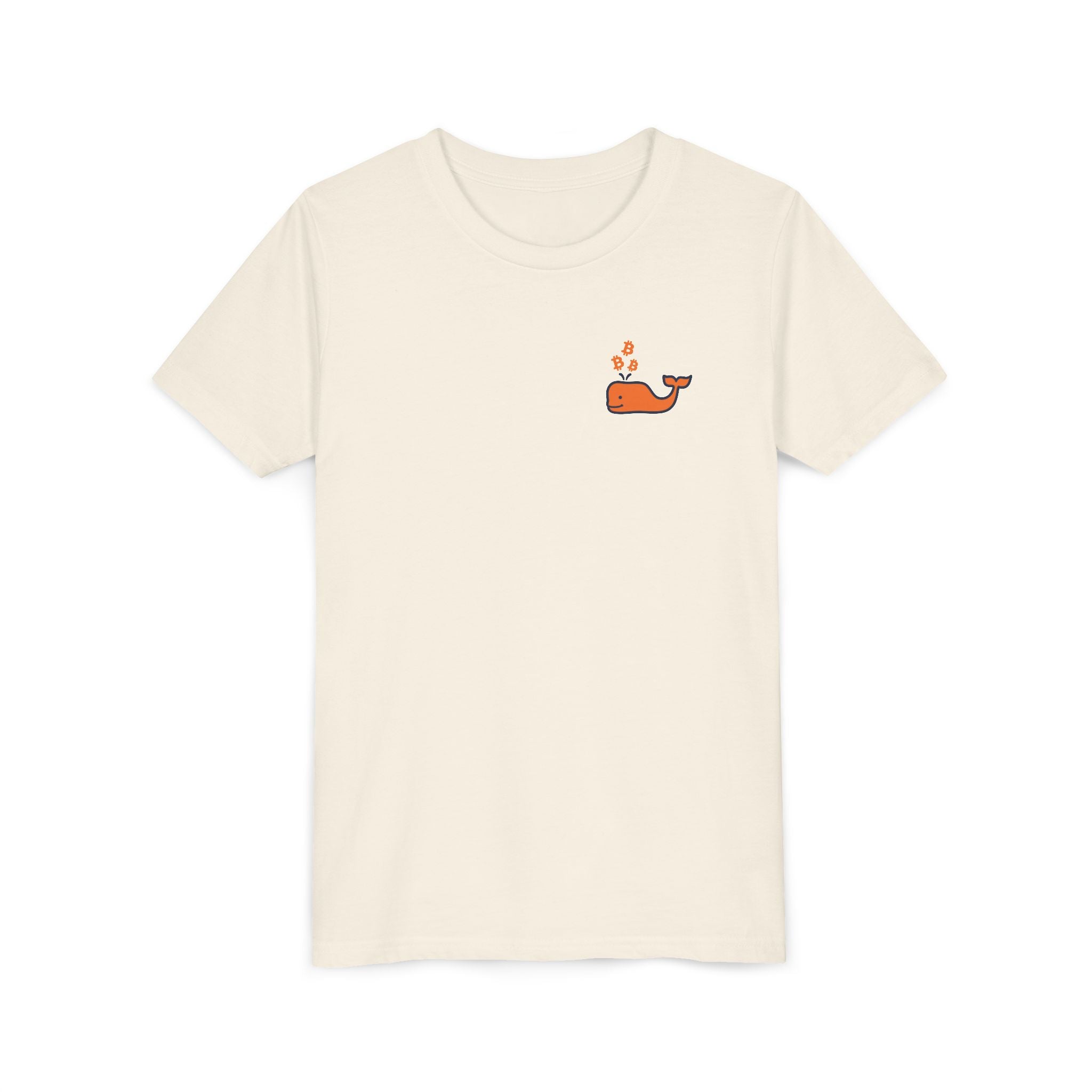 Bitcoin Whale / Orange Kids T-Shirt The Orange Habit | Bitcoin Clothing & Apparel.