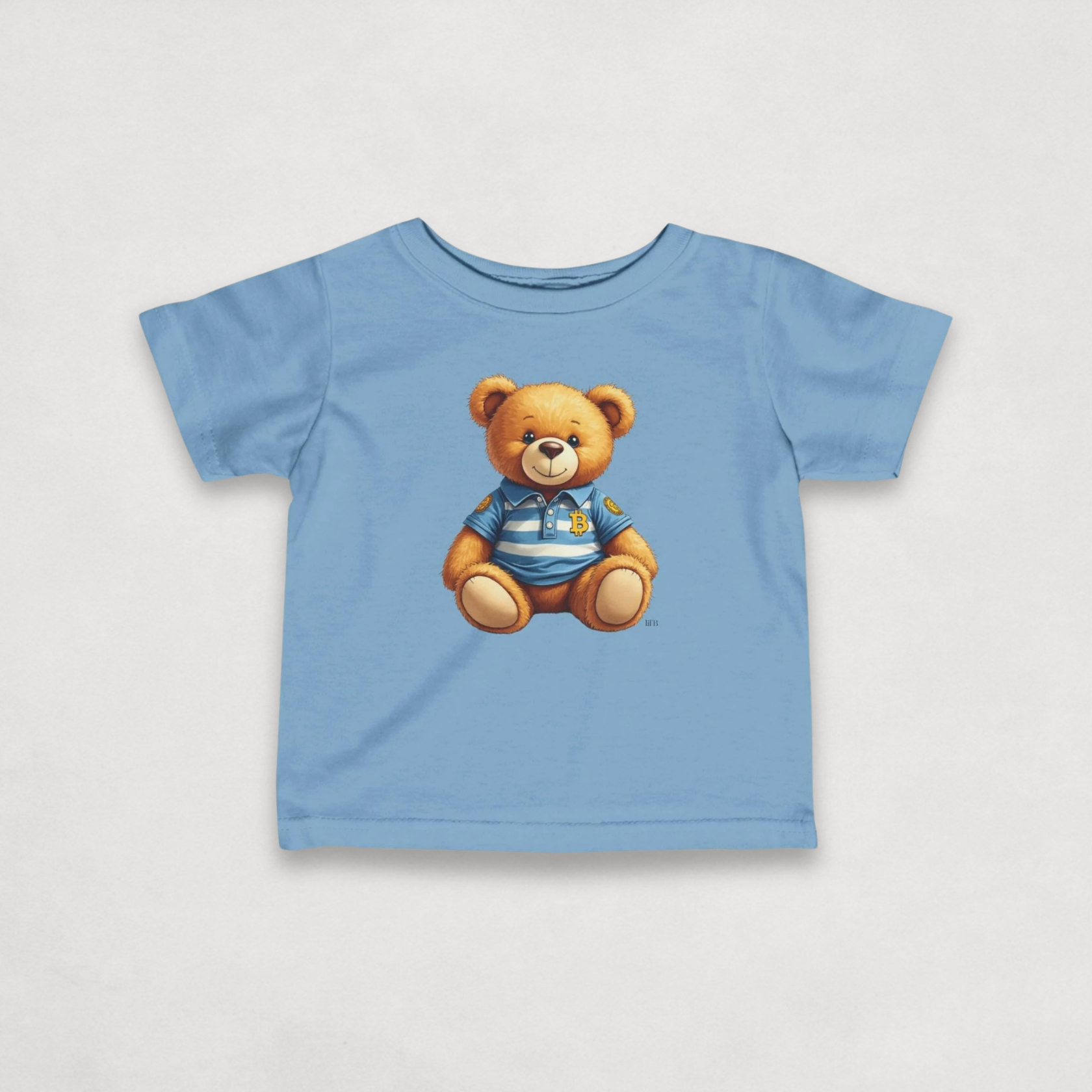 Blue Bitcoin Tee for Infants - Bearish Collection by lil'B