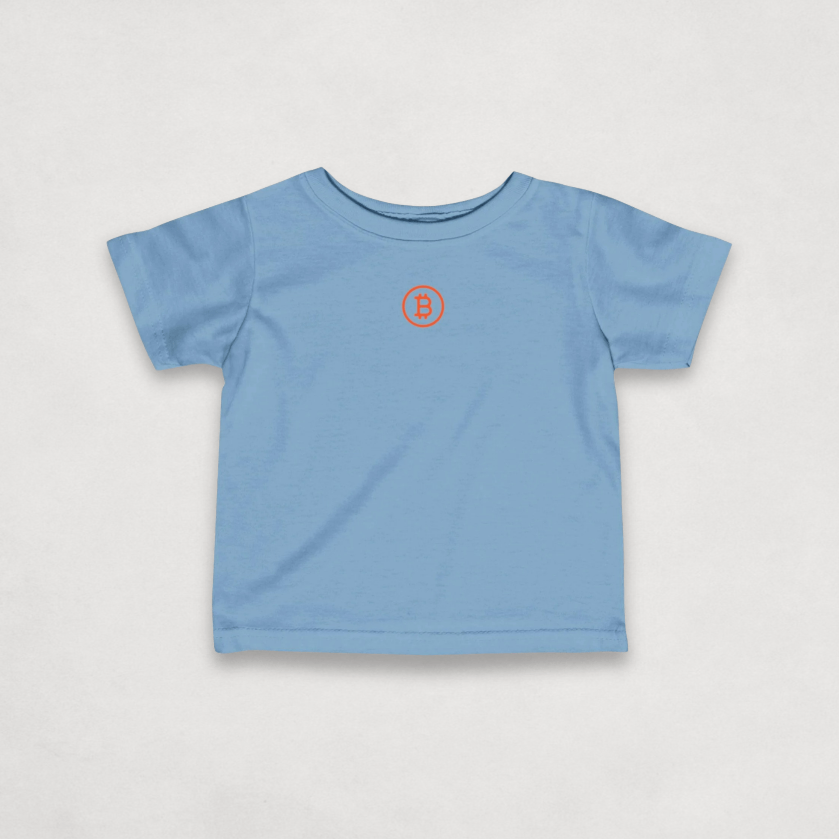 Blue Bitcoin Tee for Infants by lil'B from the Branded Collection