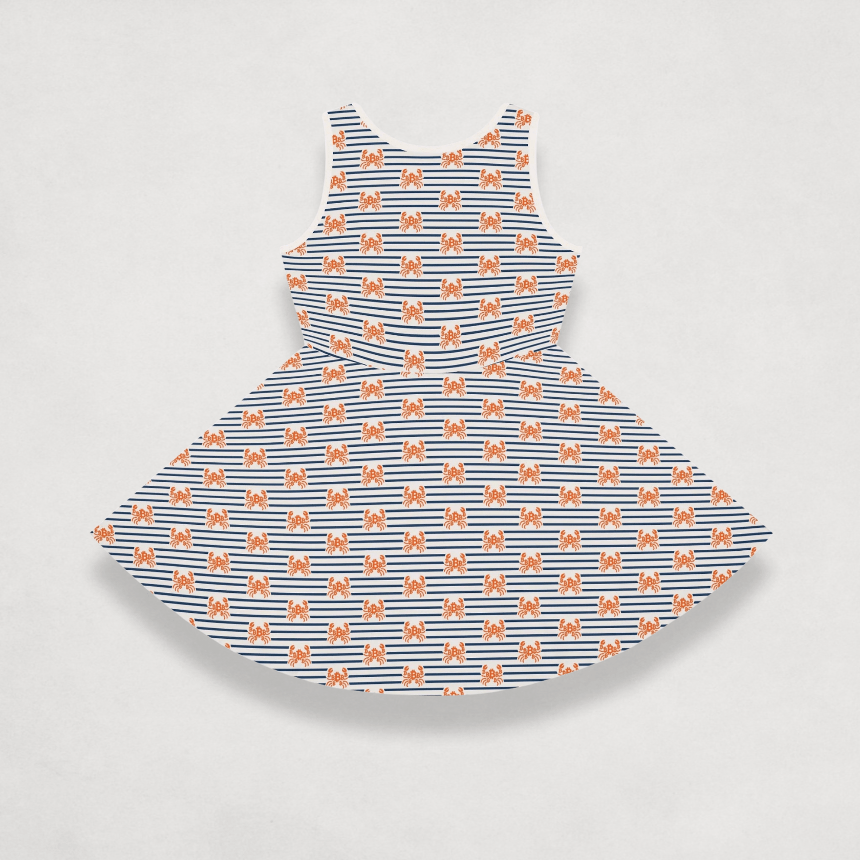 Back of the Crab B Girls Bitcoin Dress by lil'B at The Orange Habit