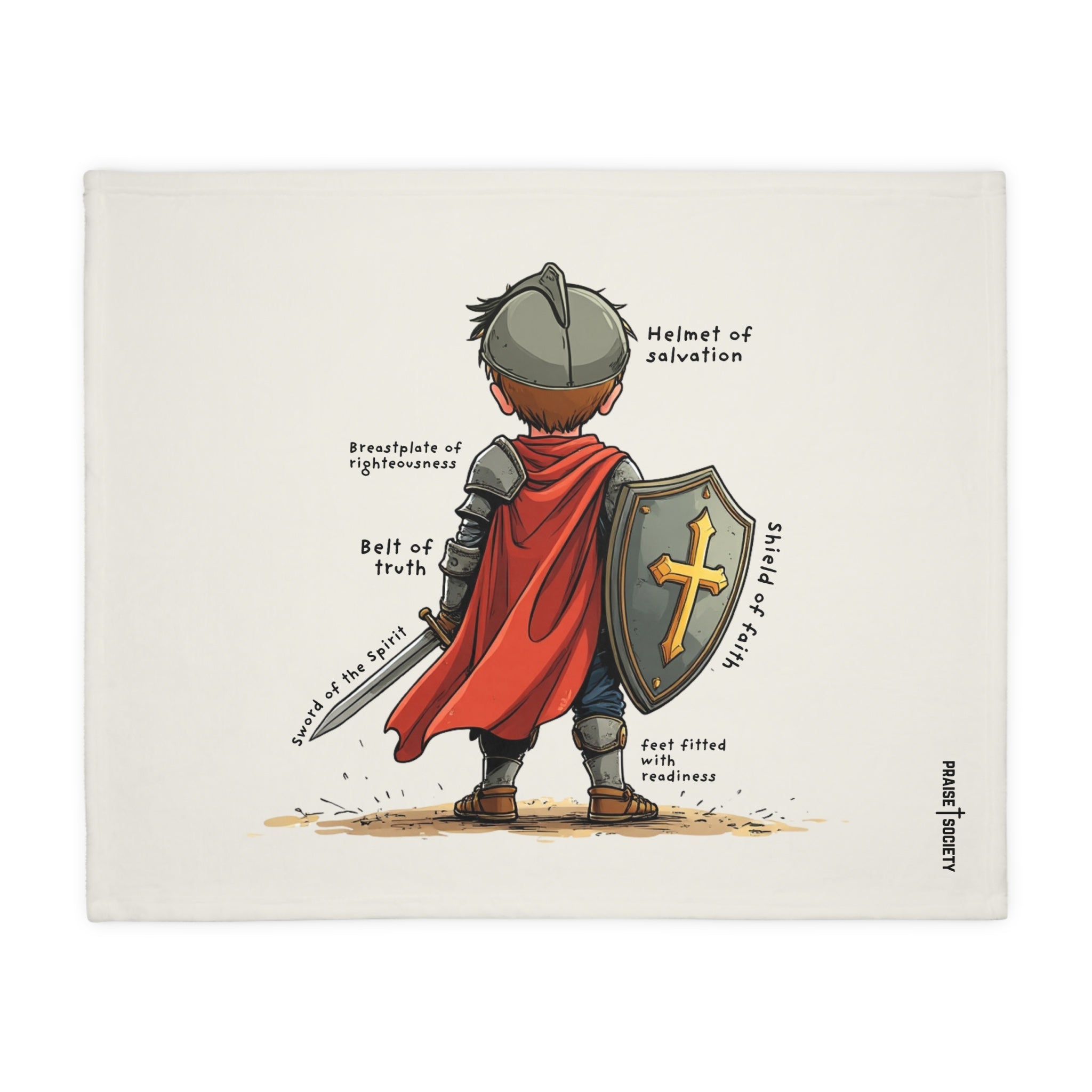 Armor of God Boys' Bible Verse Blanket