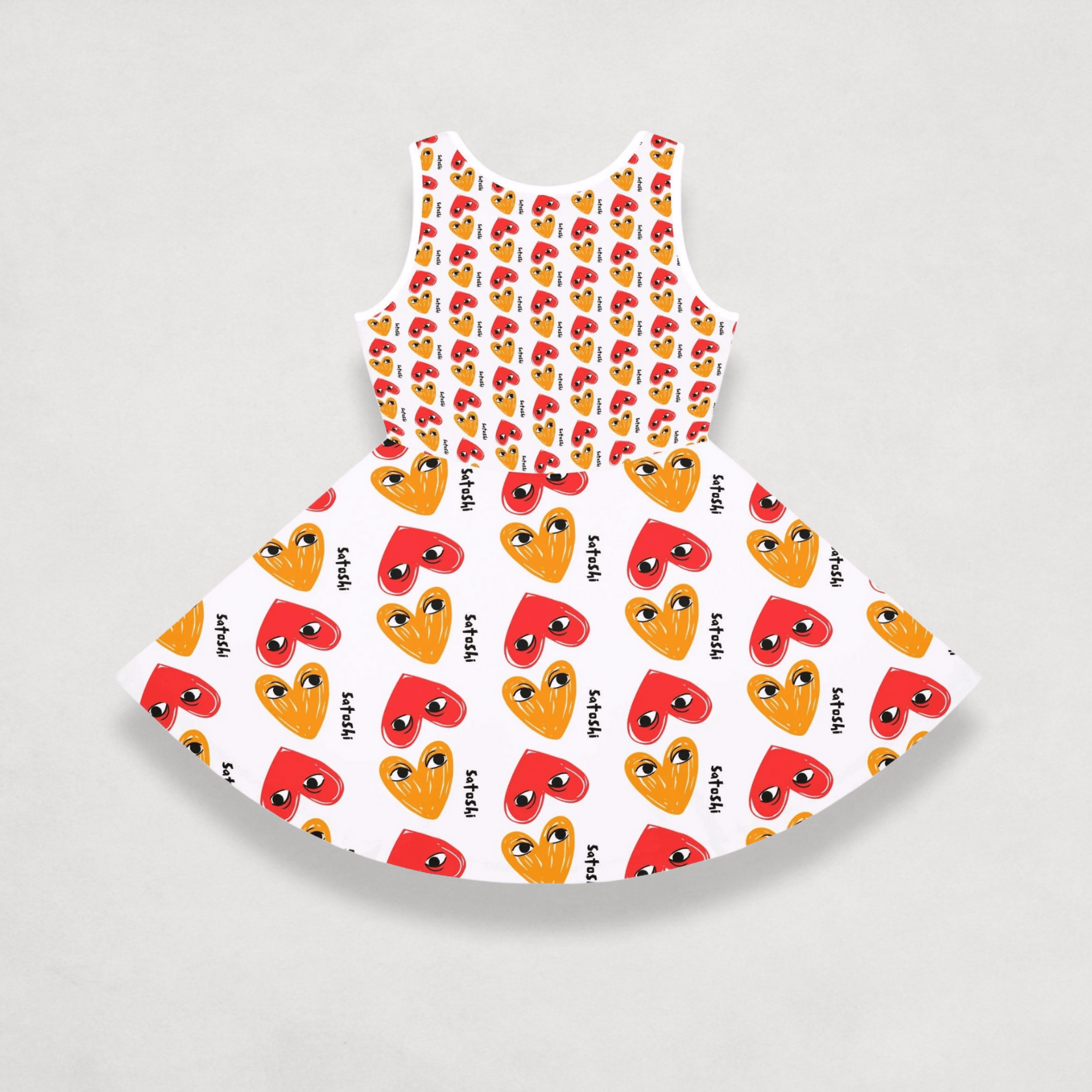 I heart Satoshi Girls Bitcoin Dress by lil'B at The Orange Habit