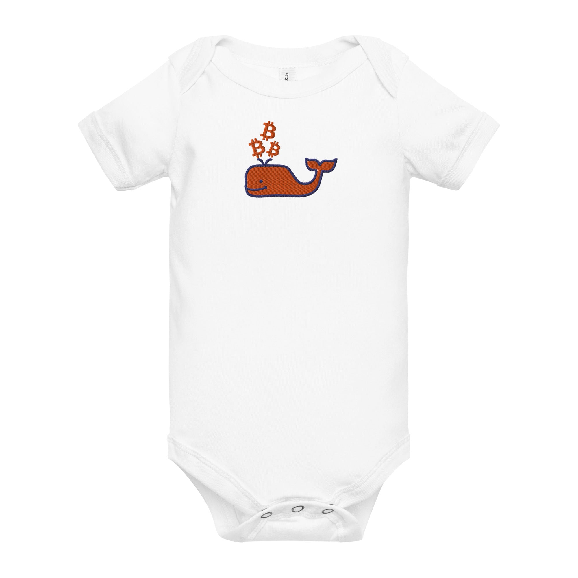 Nautical B Bitcoin Infant Onesie | The Orange Habit