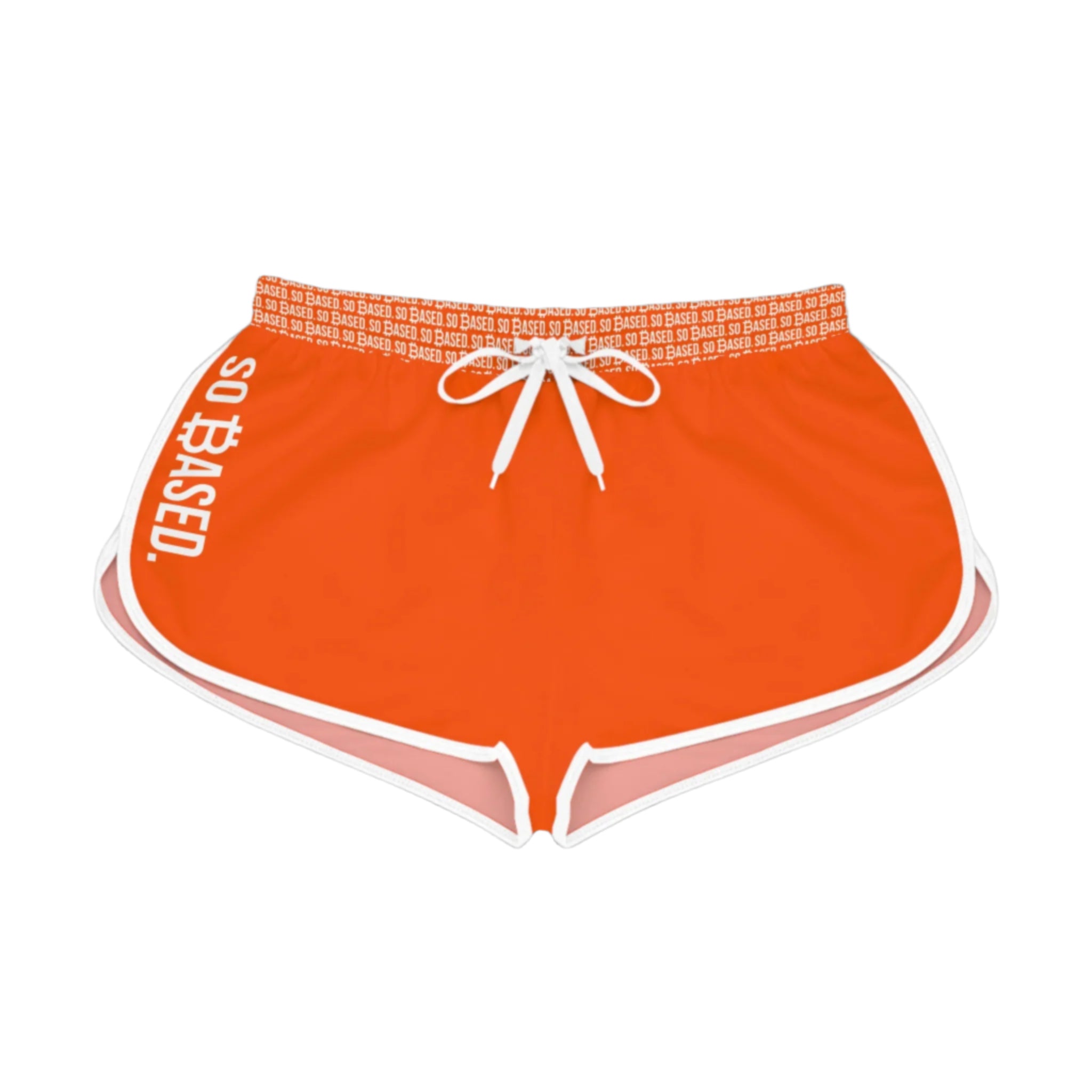 So Based Womens Bitcoin Shorts by The Orange Habit