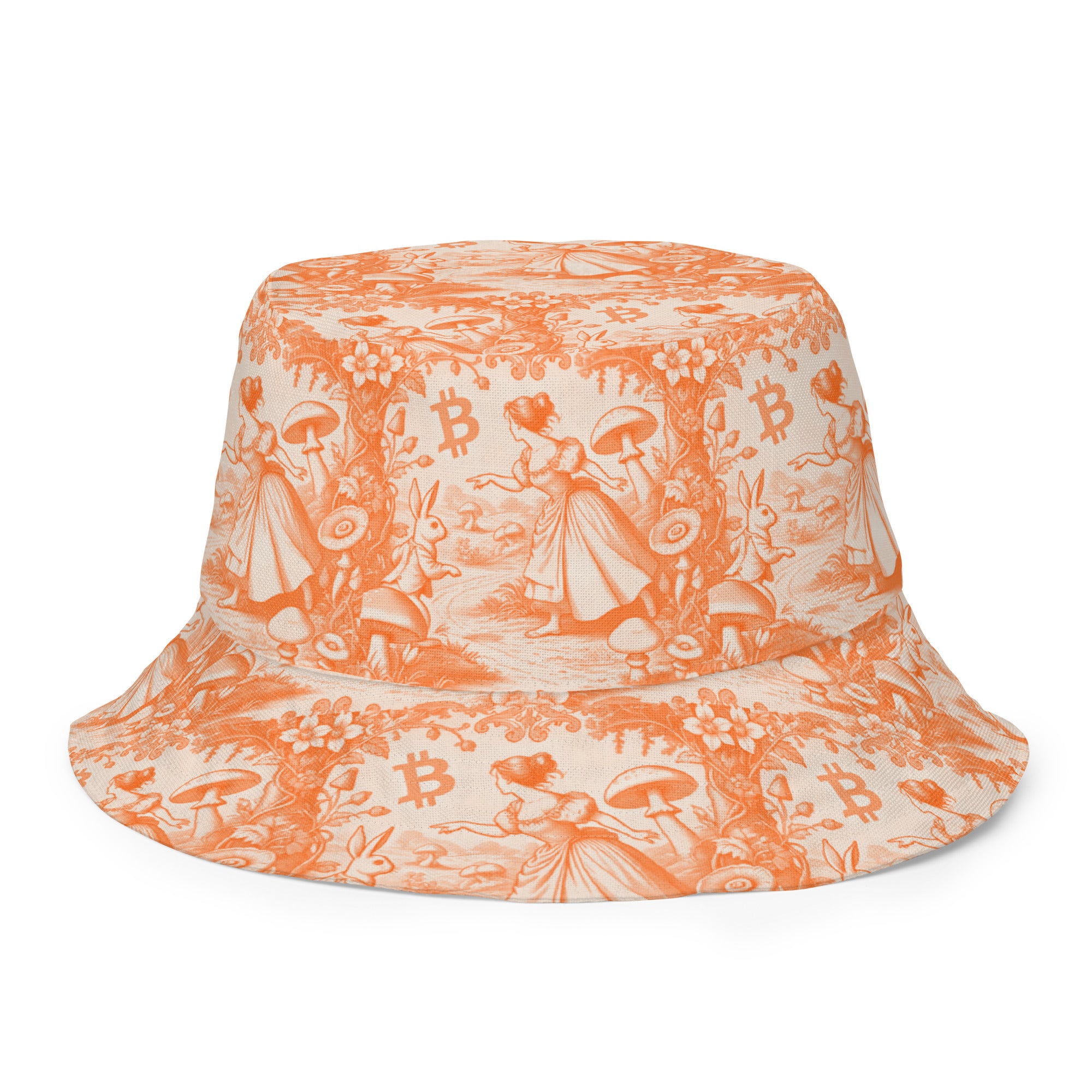 Bitcoin Rabbit Hole reversible bucket hat