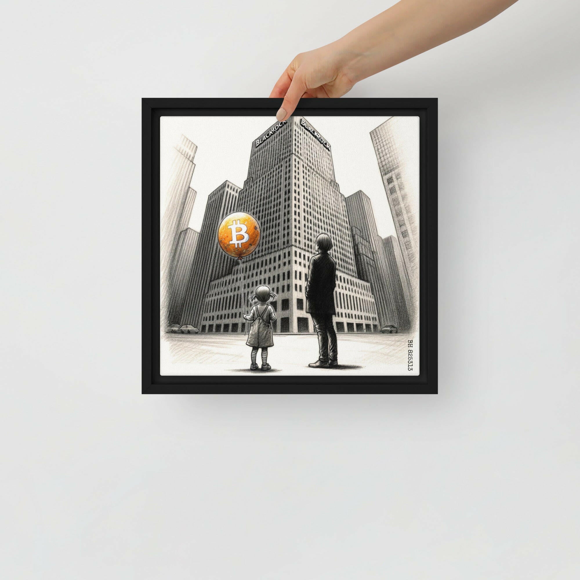 Bitcoin Art / The Unknown - Orange Habit Home - The Orange Habit