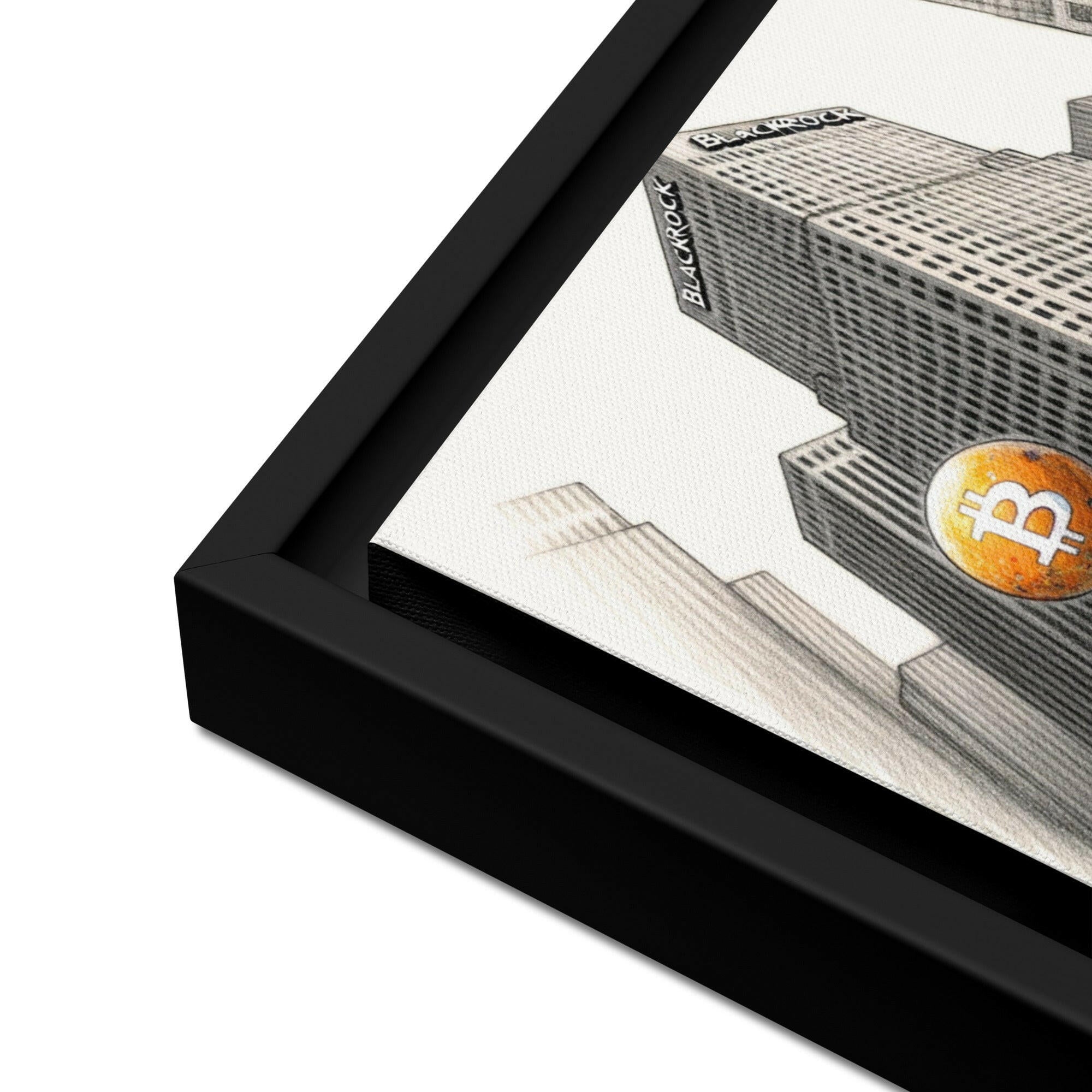 Bitcoin Art / The Unknown - Orange Habit Home - The Orange Habit