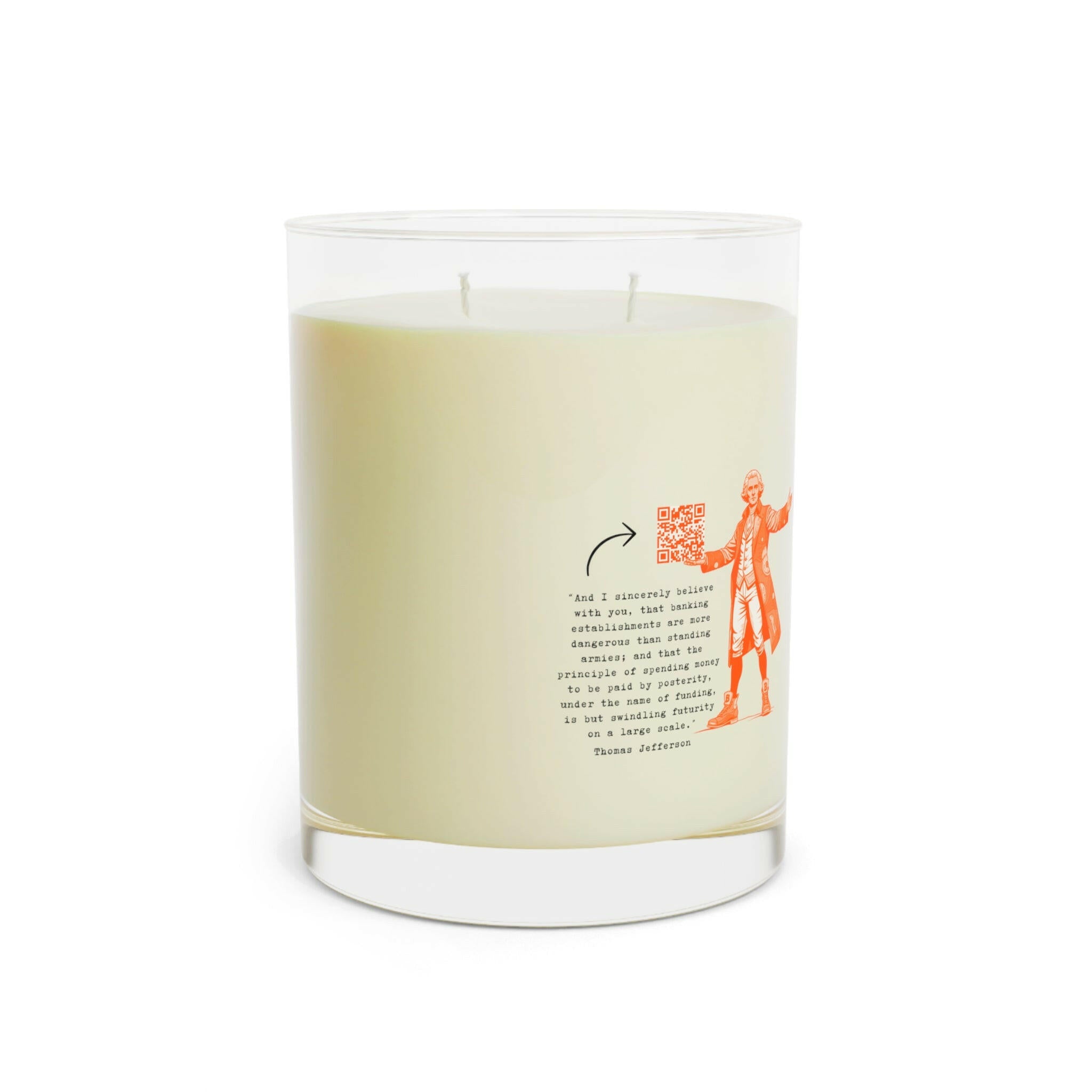 Bitcoin Candle / FLAME OF REGRET - Orange Habit Home - The Orange Habit