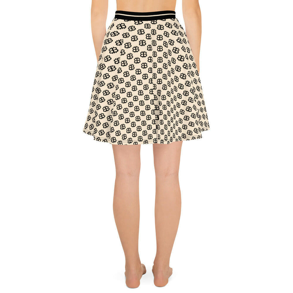 Bitcoin Skirt / BITCOIN PARIS - Nikki Nakamoto - The Orange Habit