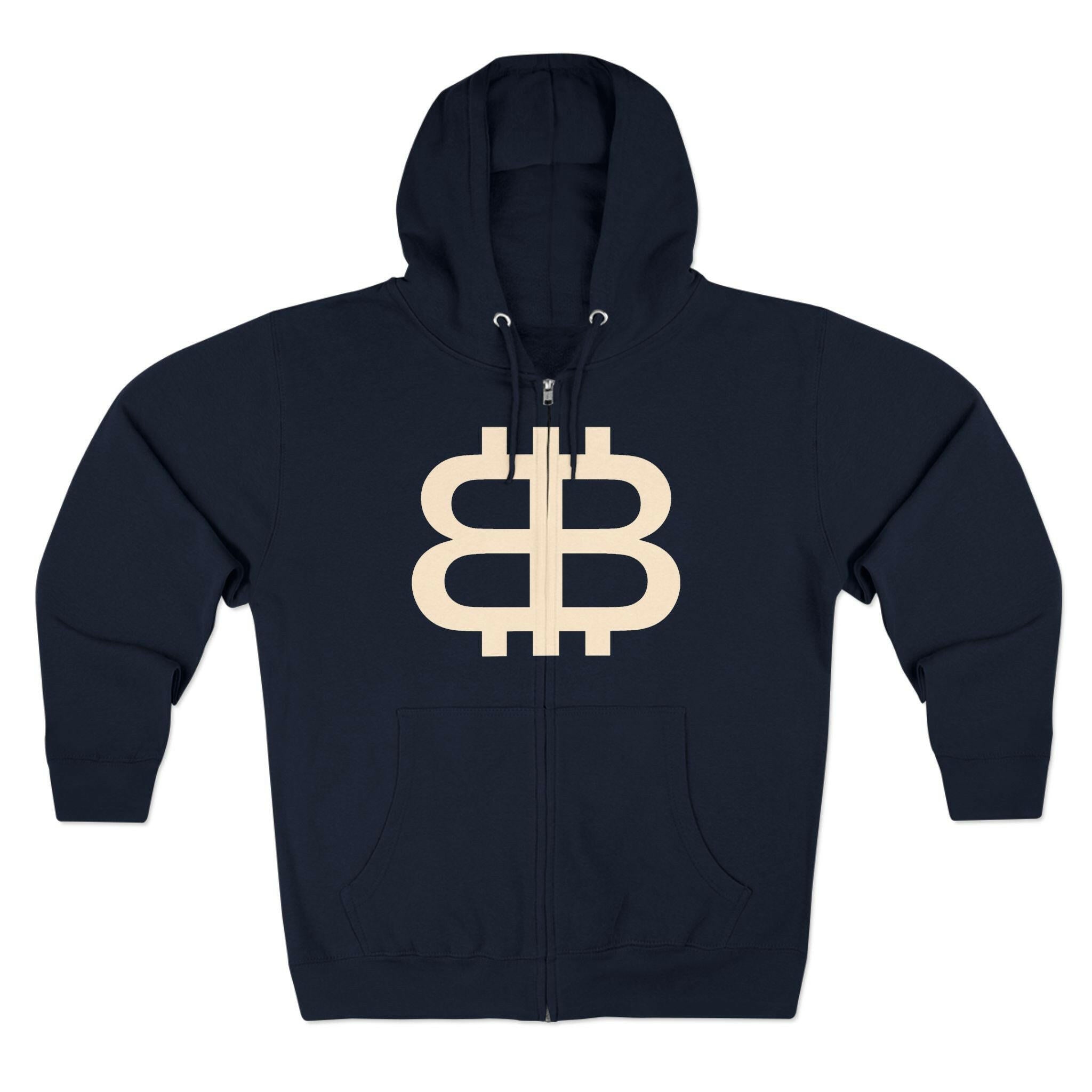 BITCOIN PARIS / Bitcoin Zip Hoodie - SVRN_T - The Orange Habit