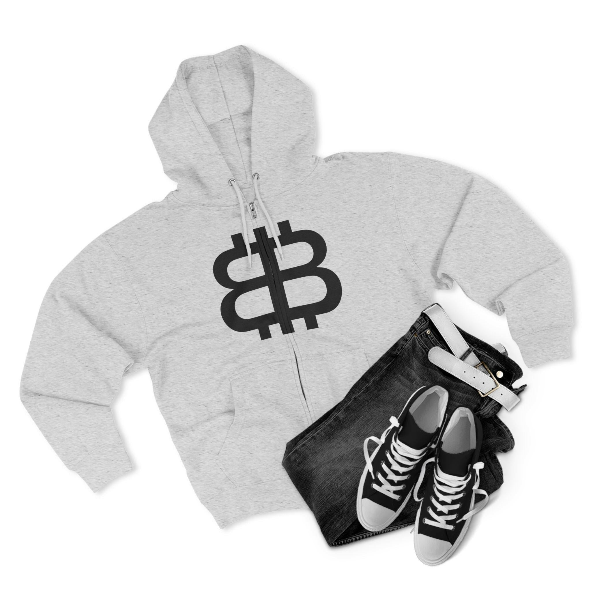 BITCOIN PARIS / Bitcoin Zip Hoodie - SVRN_T - The Orange Habit