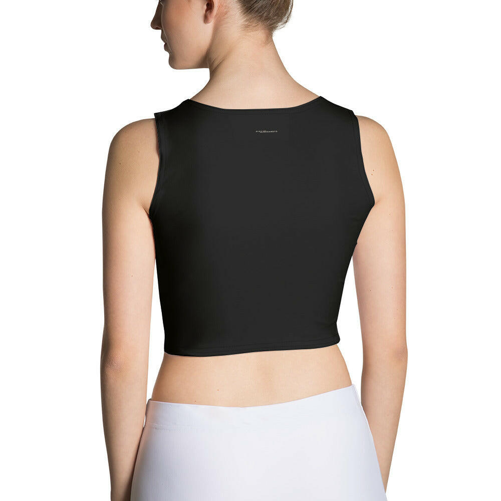 BITCOIN PARIS - Black / Bitcoin Crop Top - Nikki Nakamoto - The Orange Habit