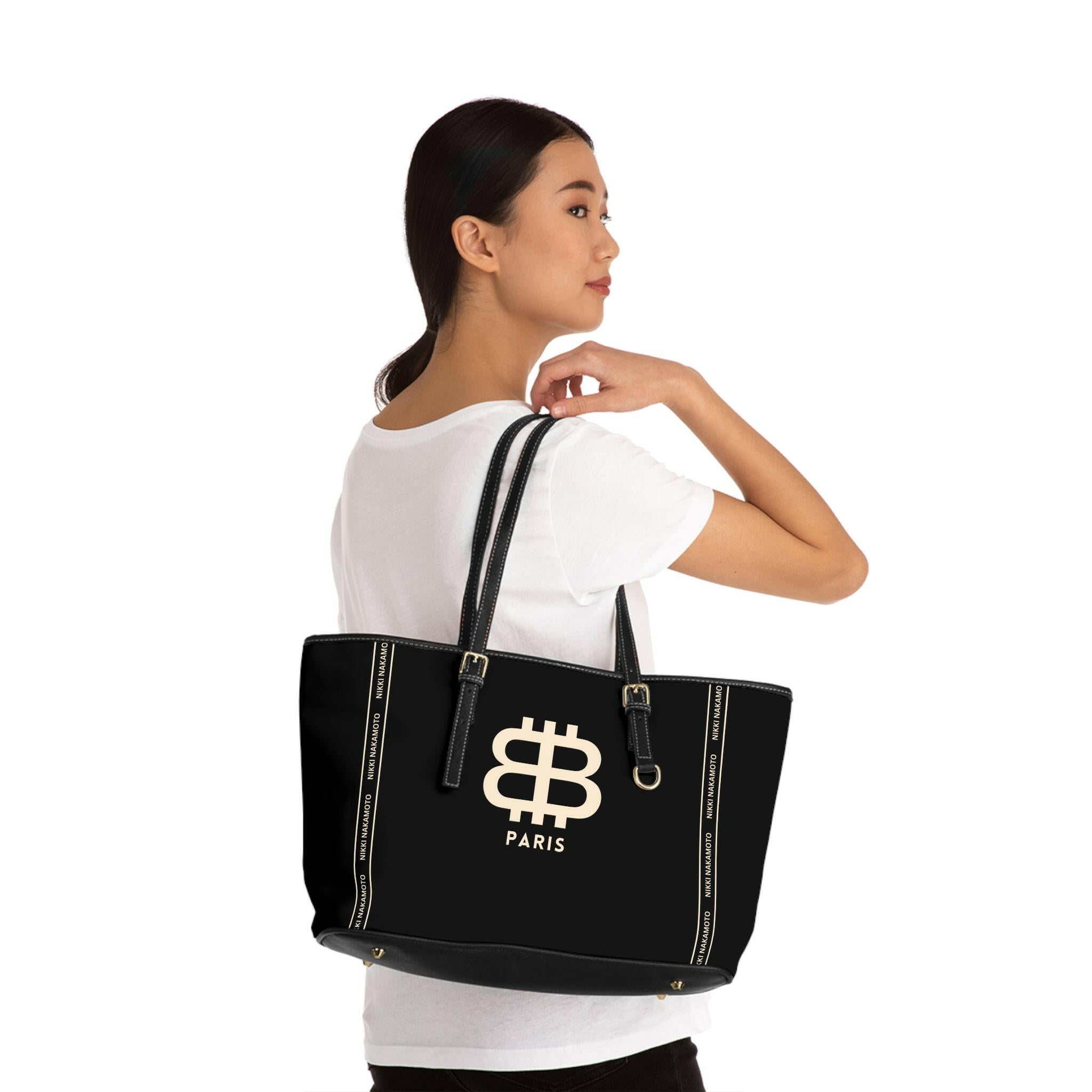 BITCOIN PARIS / Black Purse - Nikki Nakamoto Bags - The Orange Habit