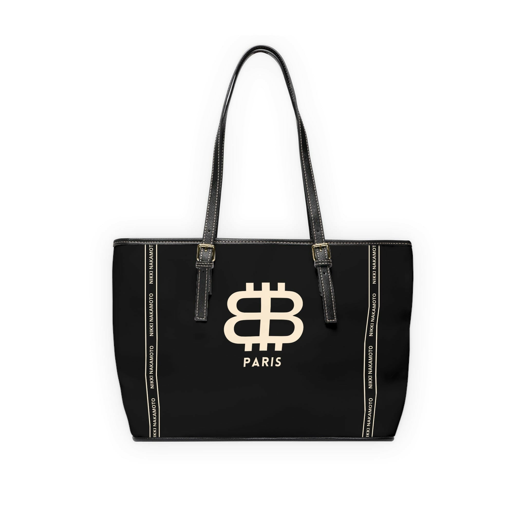 BITCOIN PARIS / Black Purse - Nikki Nakamoto Bags - The Orange Habit