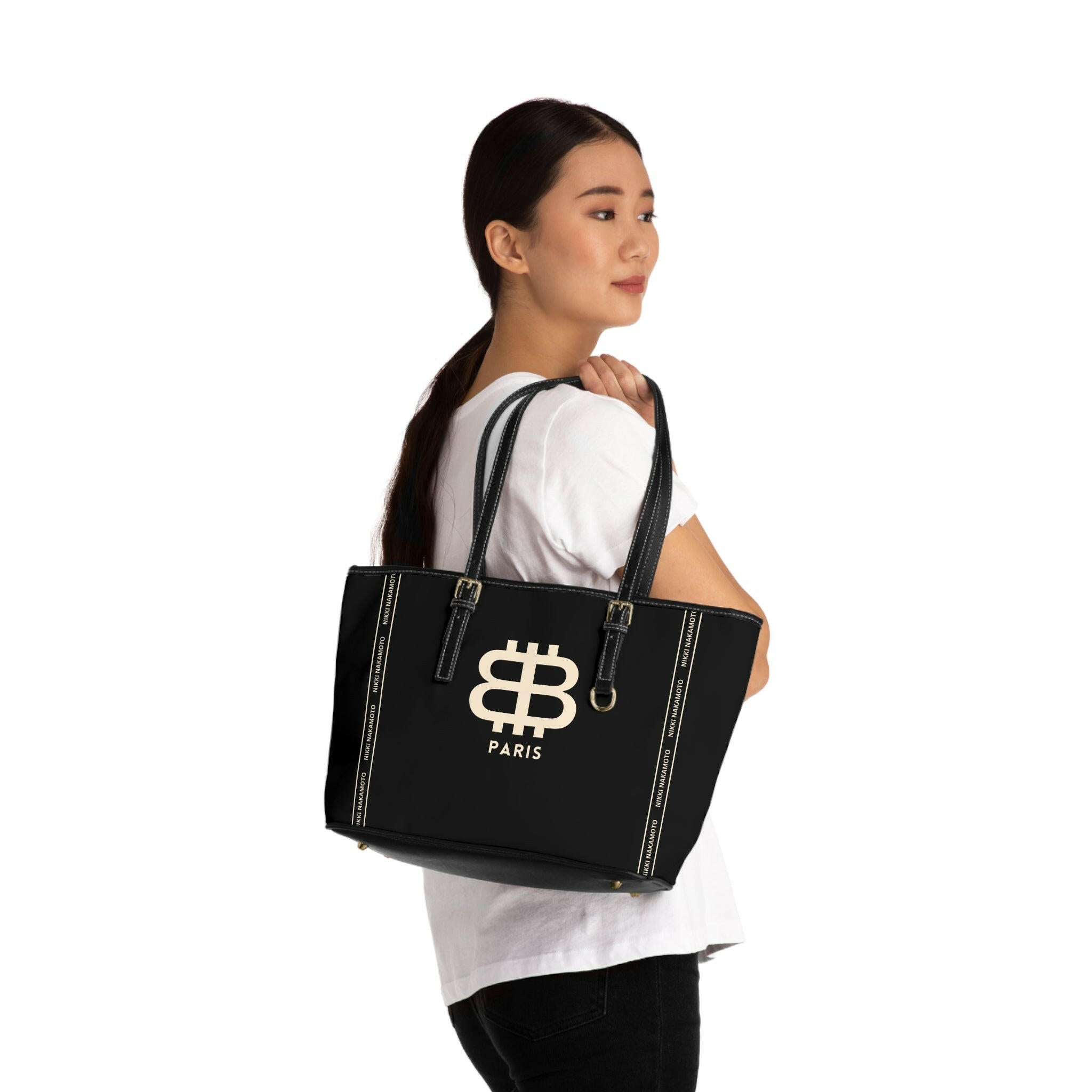 BITCOIN PARIS / Black Purse - Nikki Nakamoto Bags - The Orange Habit
